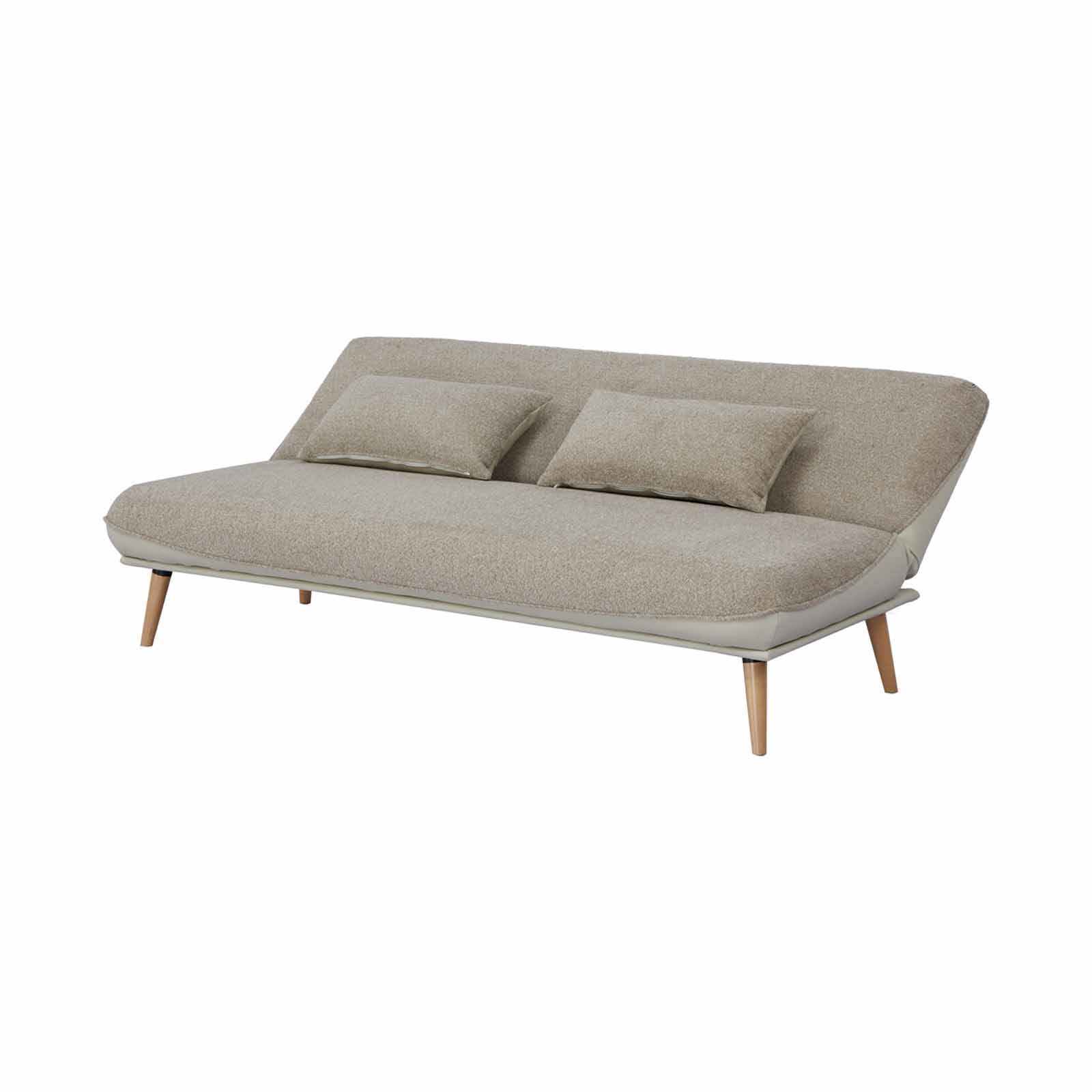Sofa Bed (fab / Sl) Beige ANNIKA-image 7