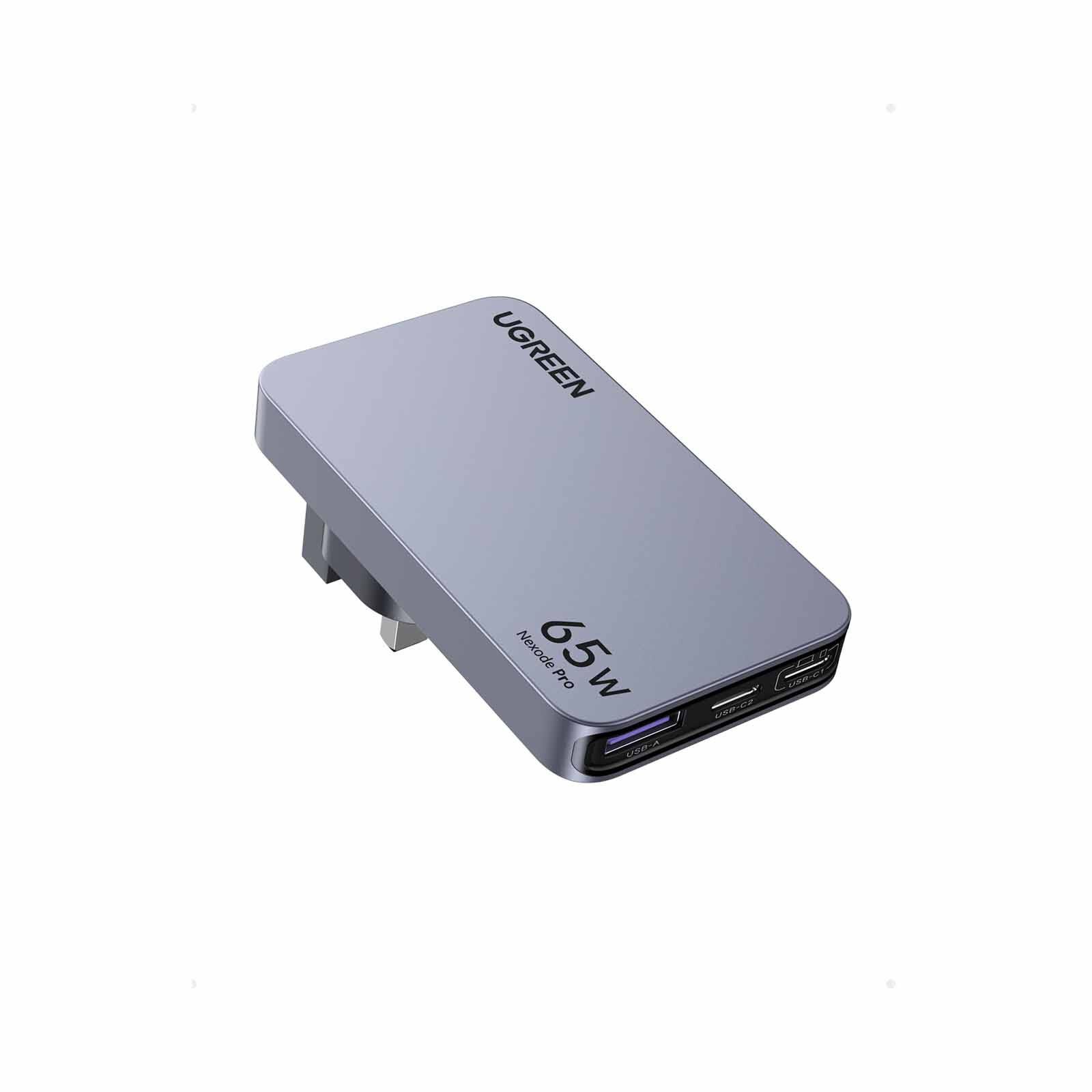 UGREEN Nexode Pro X753 65w Pd Gan Charger (2c1a) With Interchangeable Uk/us/eu Plugs 25356-image 5