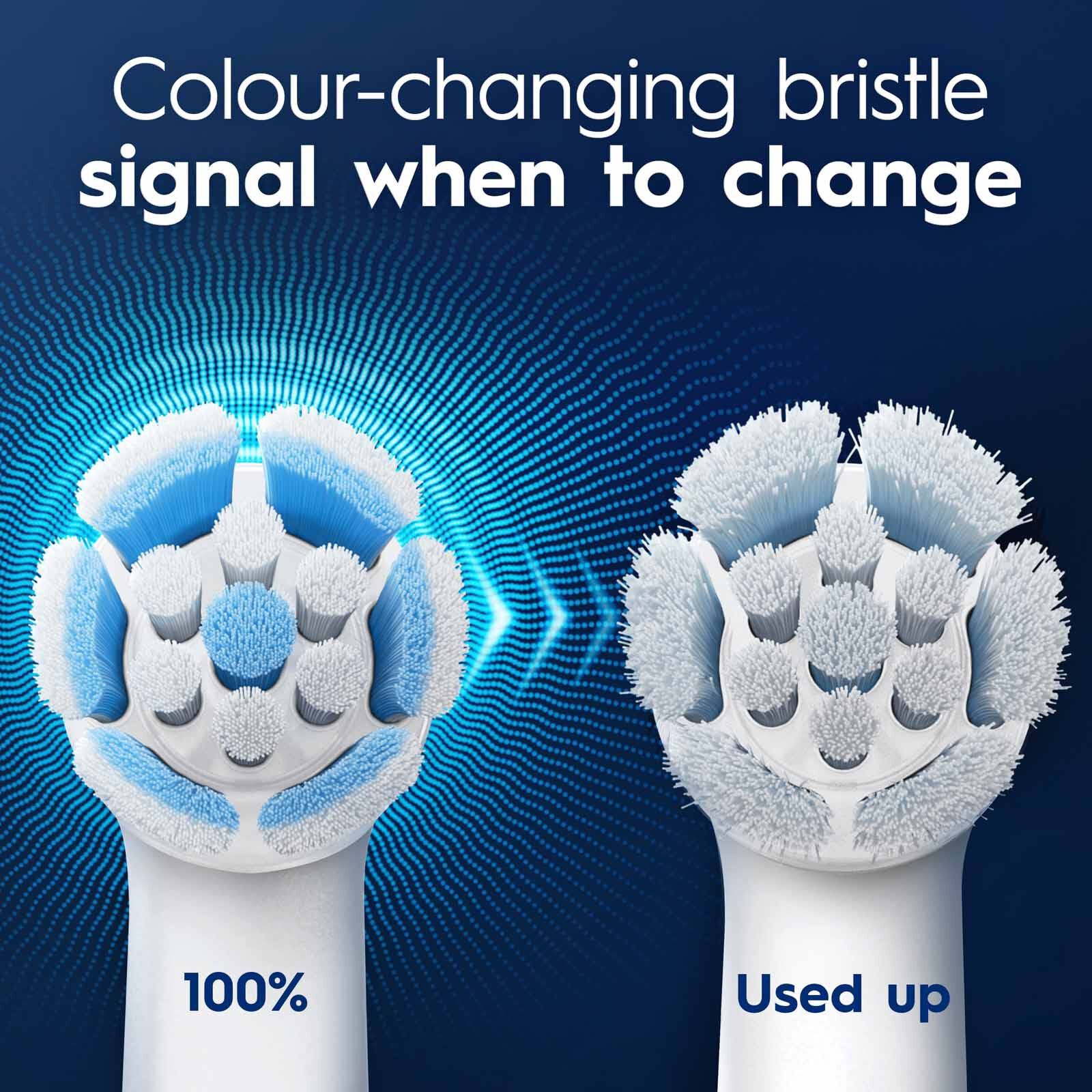ORAL-B Io Clean & Gum Protect White 2pc Refill Brush Head IORBSWF-2-image 2