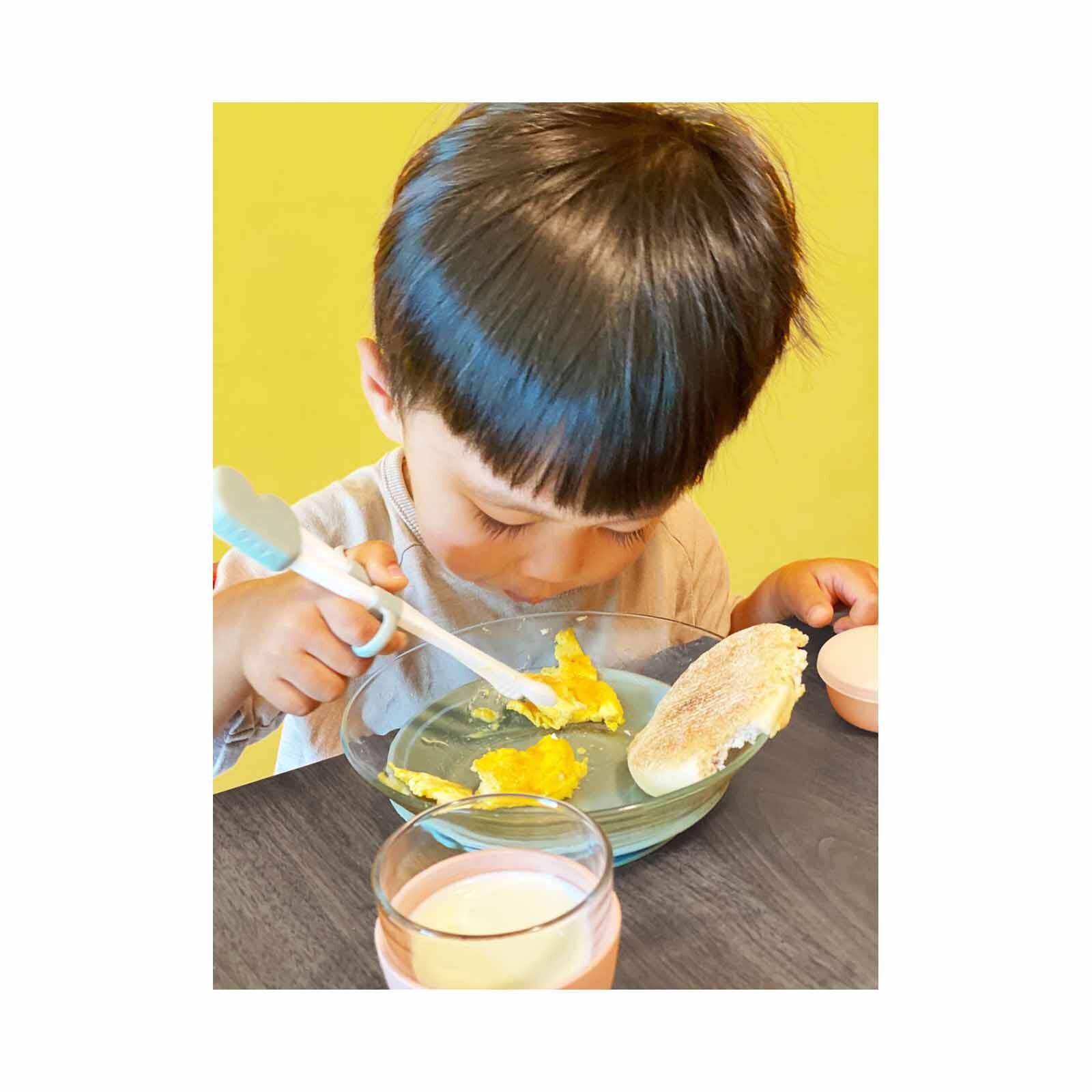 BEABA Chopsticks - Green Blue (online) 3 IN 1 LEARNING-image 3