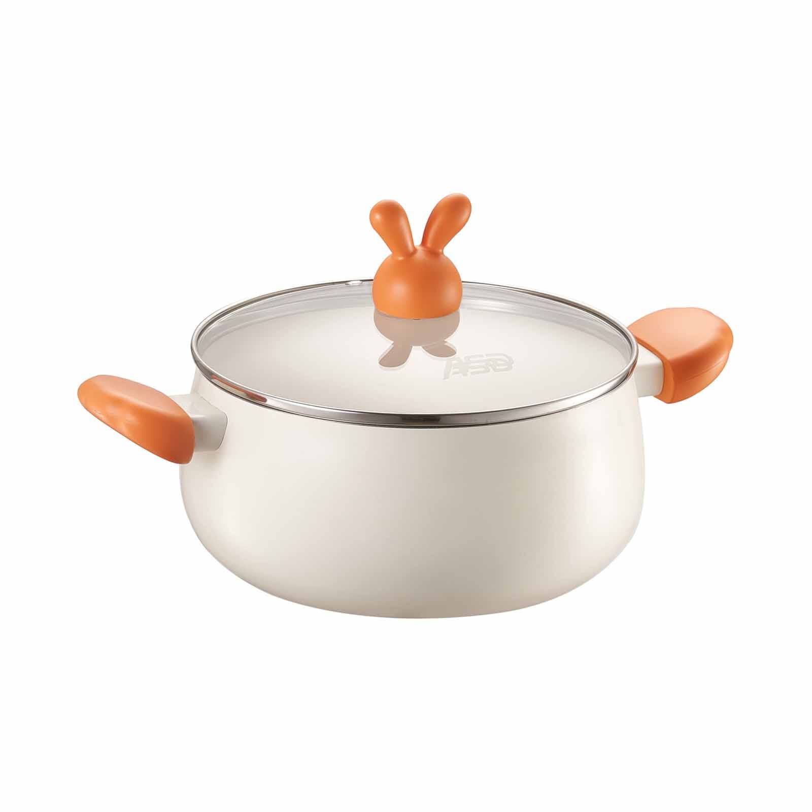 ASD Bunny Collection 24cm Stock Pot With Stainless Steel Steamer HP-BUN324SP-SS-image 4