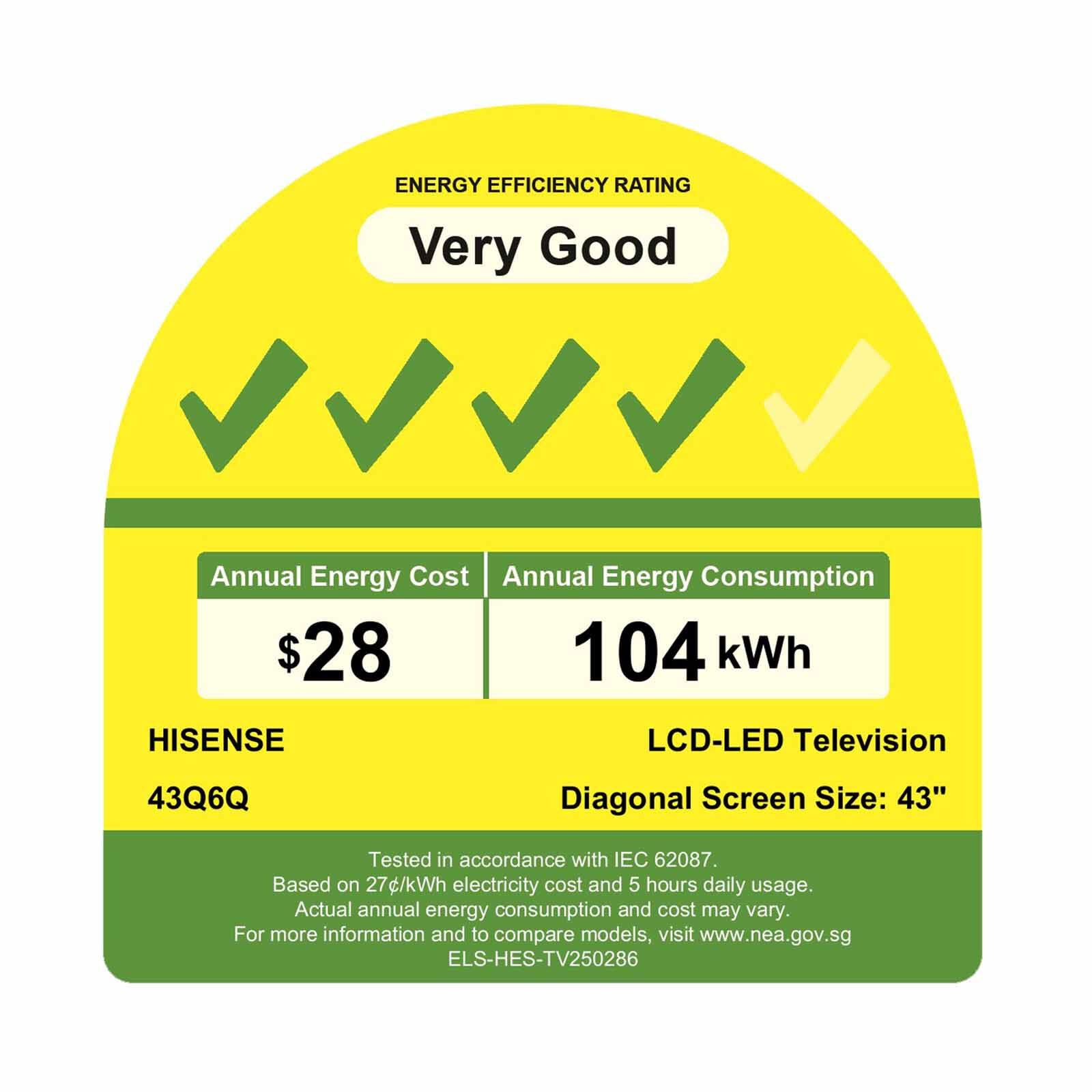 HISENSE 43 In Qled Ai Tv HS43Q6Q-image 3