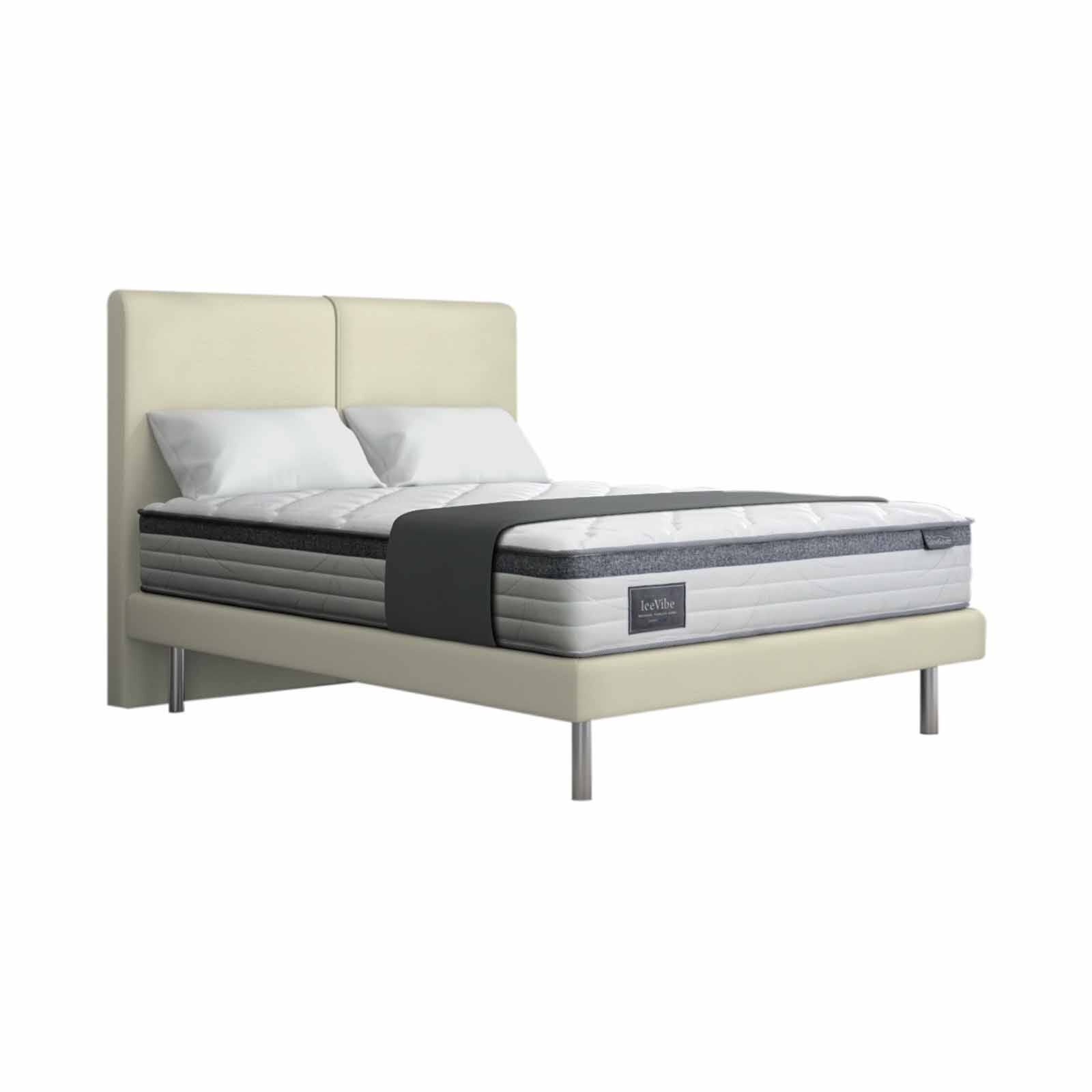 SPINESAVER Queen Size Mattress + Bedframe ICEVIBE-image 2