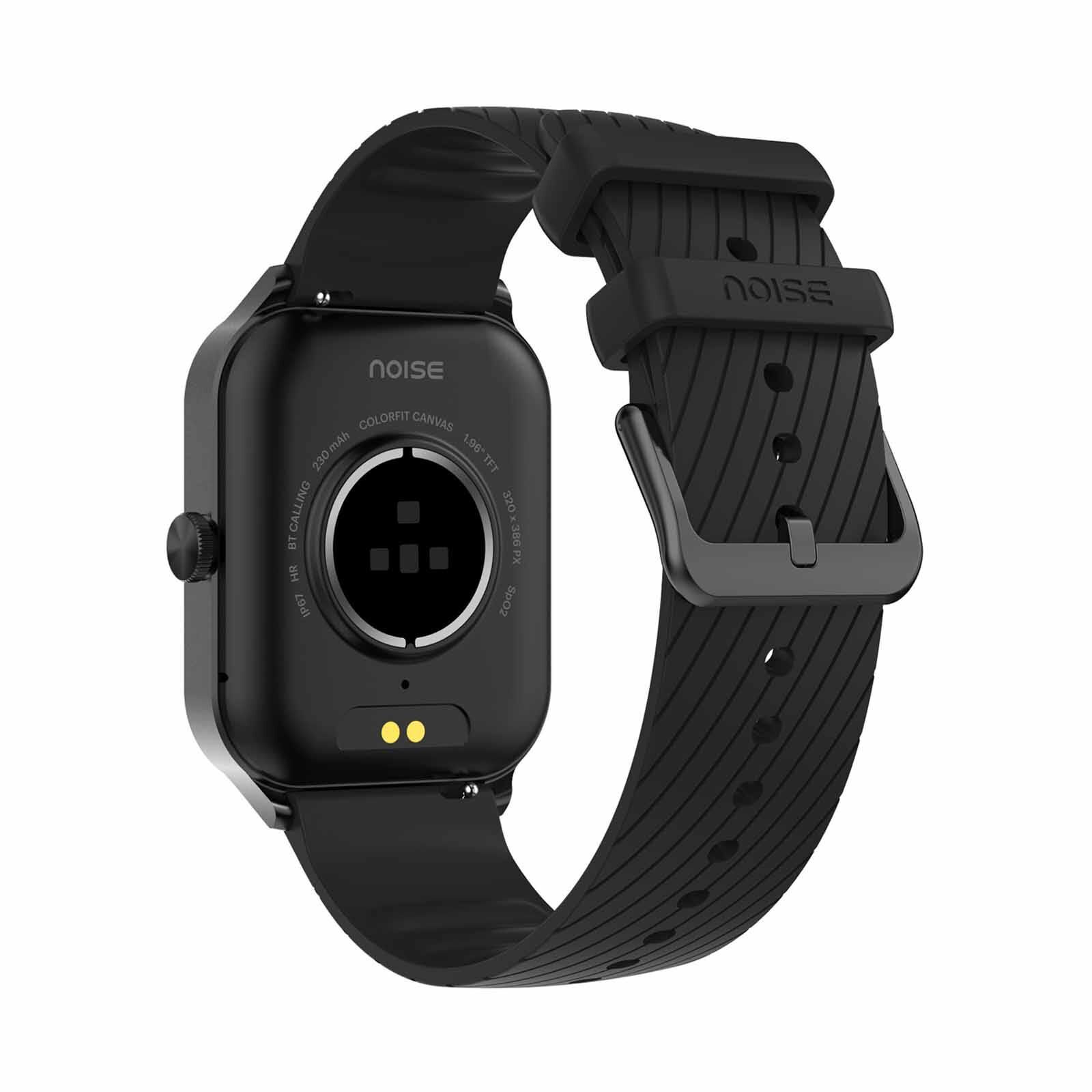 NOISE Colorfit Canvas Smartwatch - Jet Black WRB-SW-COLORFITCANVAS-STD-BLK_BLK-image 4