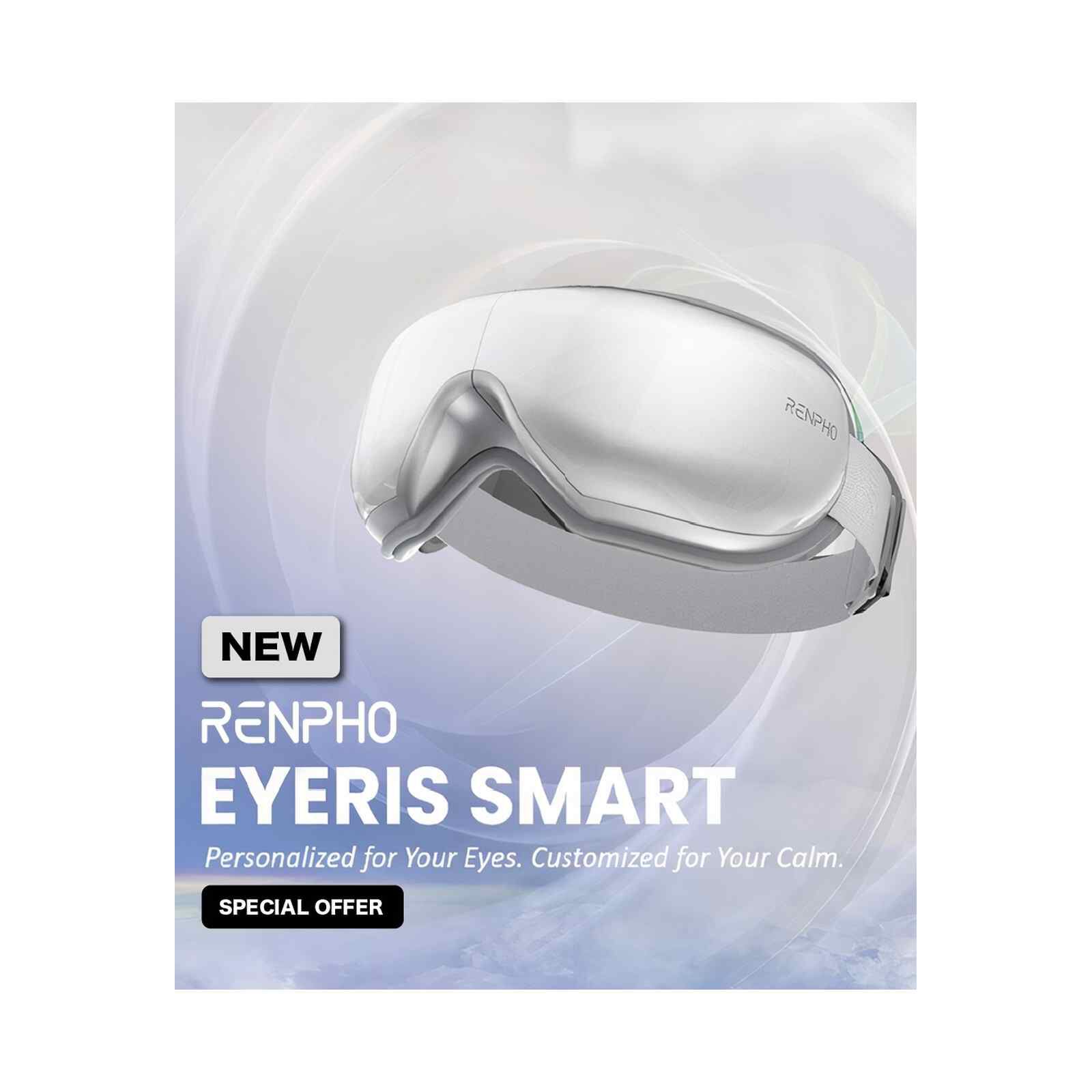 RENPHO Eyeris 1 Eye Massager With Apps R/c EM001S - WH-image 6