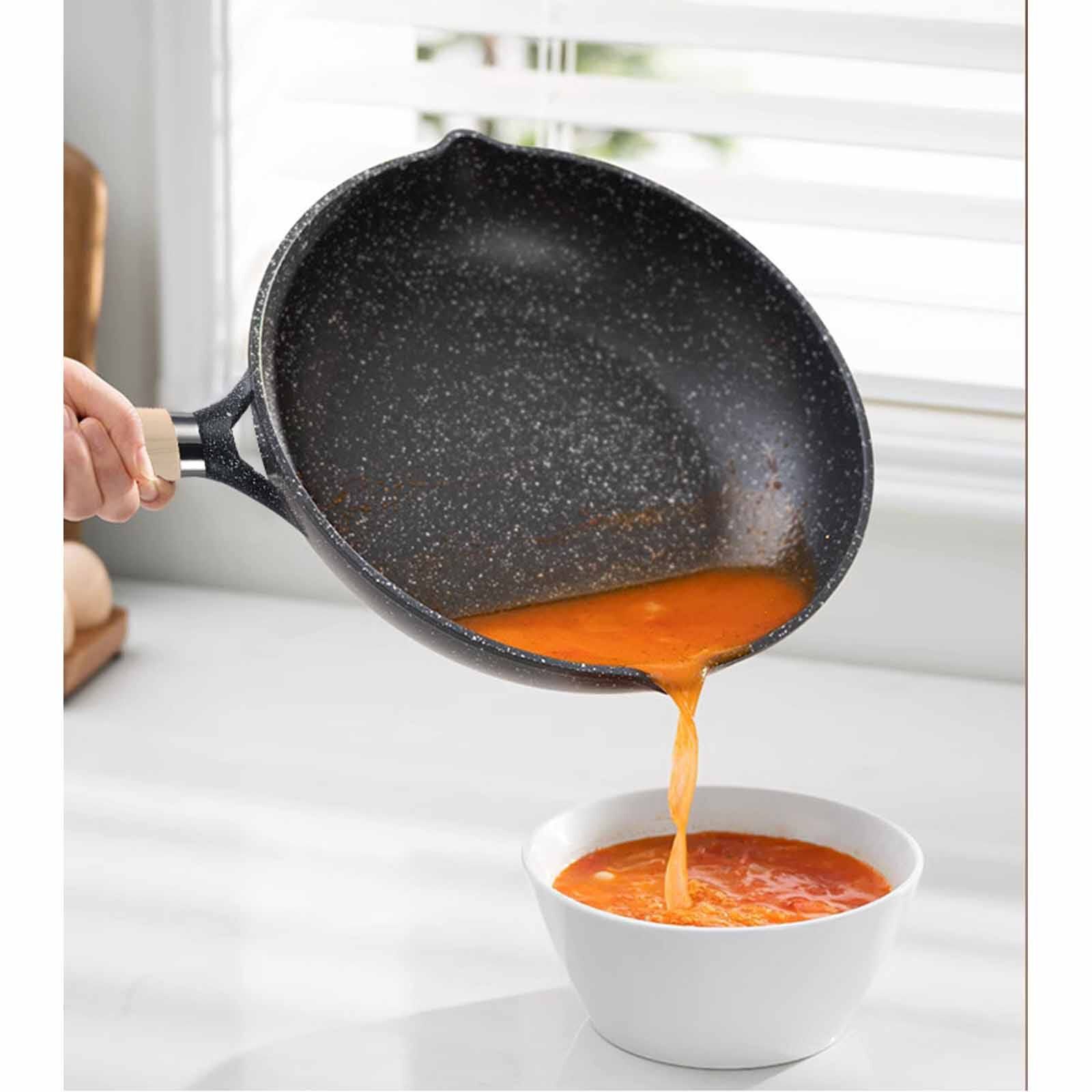 ENDO Ganseki 24cm I.h. Die Cast Frypan E-GSK-24FP-image 3