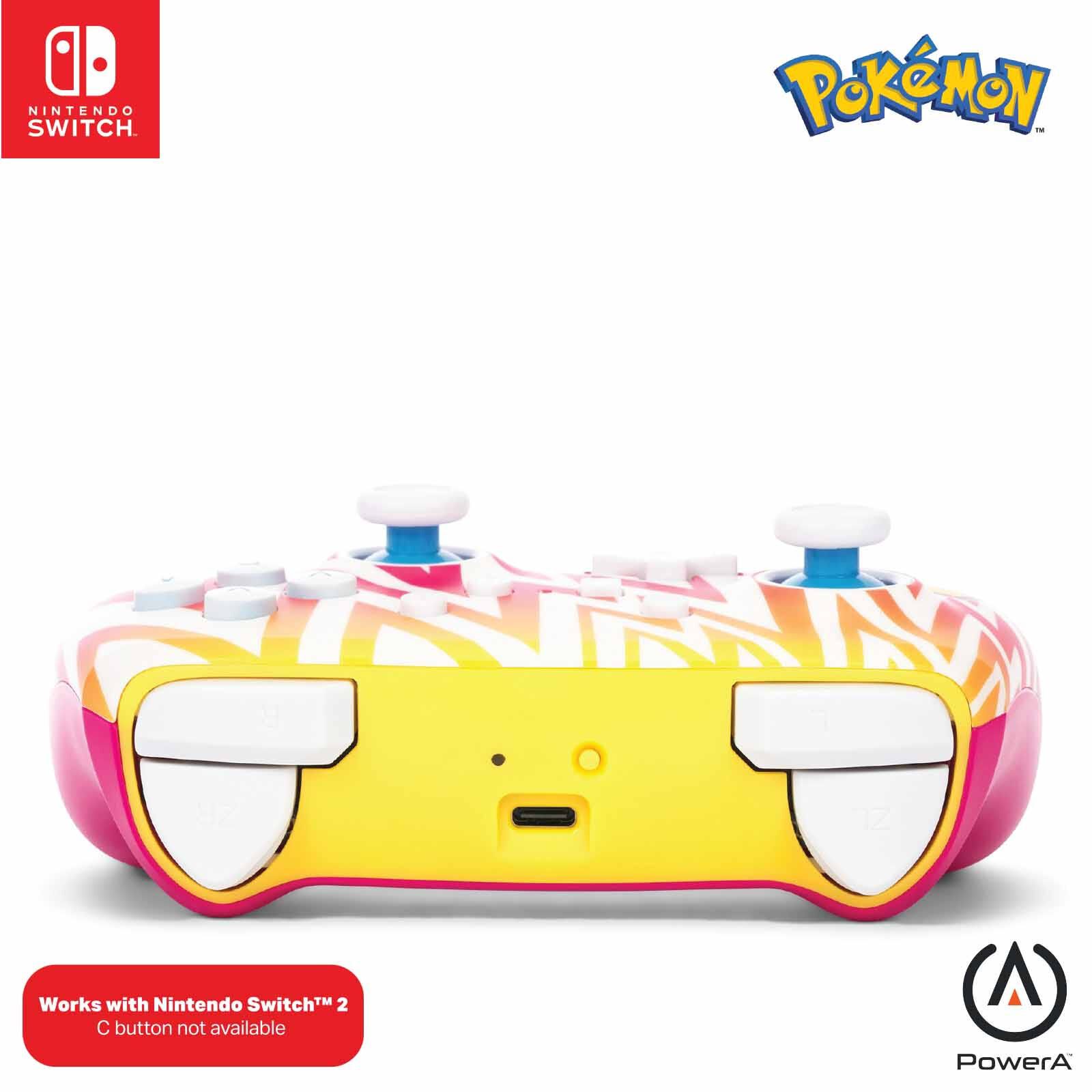 POWERA Enhanced Wireless Controller For Nintendo Switch - Pikachu Vibrant NSGP0262-01-image 3