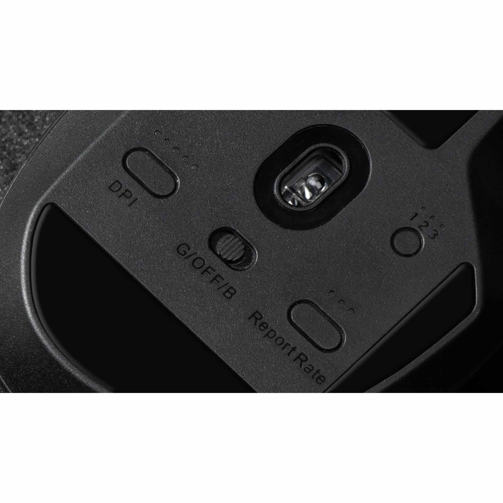 KEYCHRON M6s Huano Silent 20m Micro Switch 2.4 Ghz Wireless Mouse - Black KYCN-M6S-A1-image 2