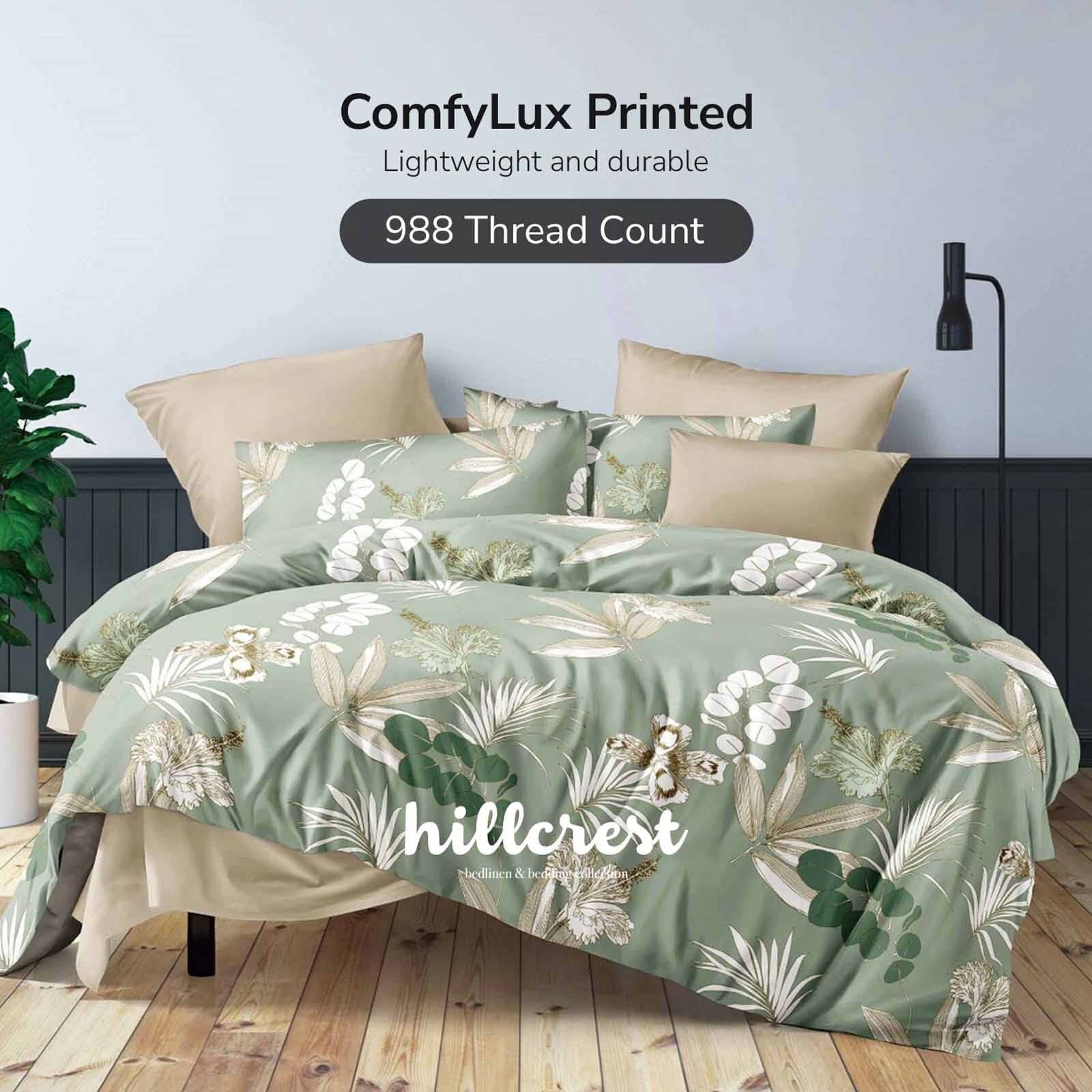 HILLCREST Hillcrest I Comfylux Printed 988tc I Jadeblossom Single Summer Blanket ( Oe ) 6834 I S I SB I JADEBLOSSOM-image 1