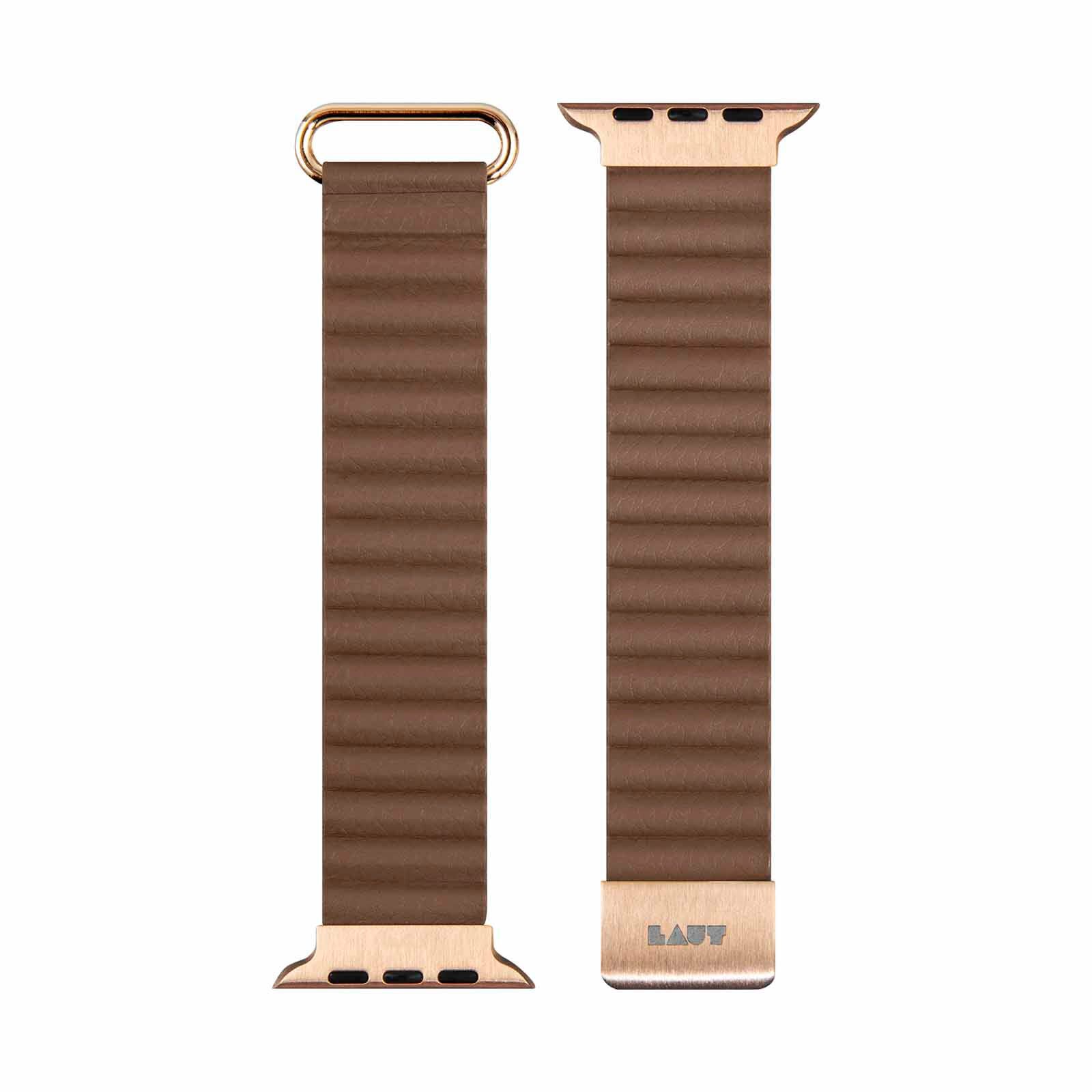 LAUT Novi Lux Apple Watch Strap (38/40/41mm) - Sepia Brown (bands Only) L_AWS_NL_BR