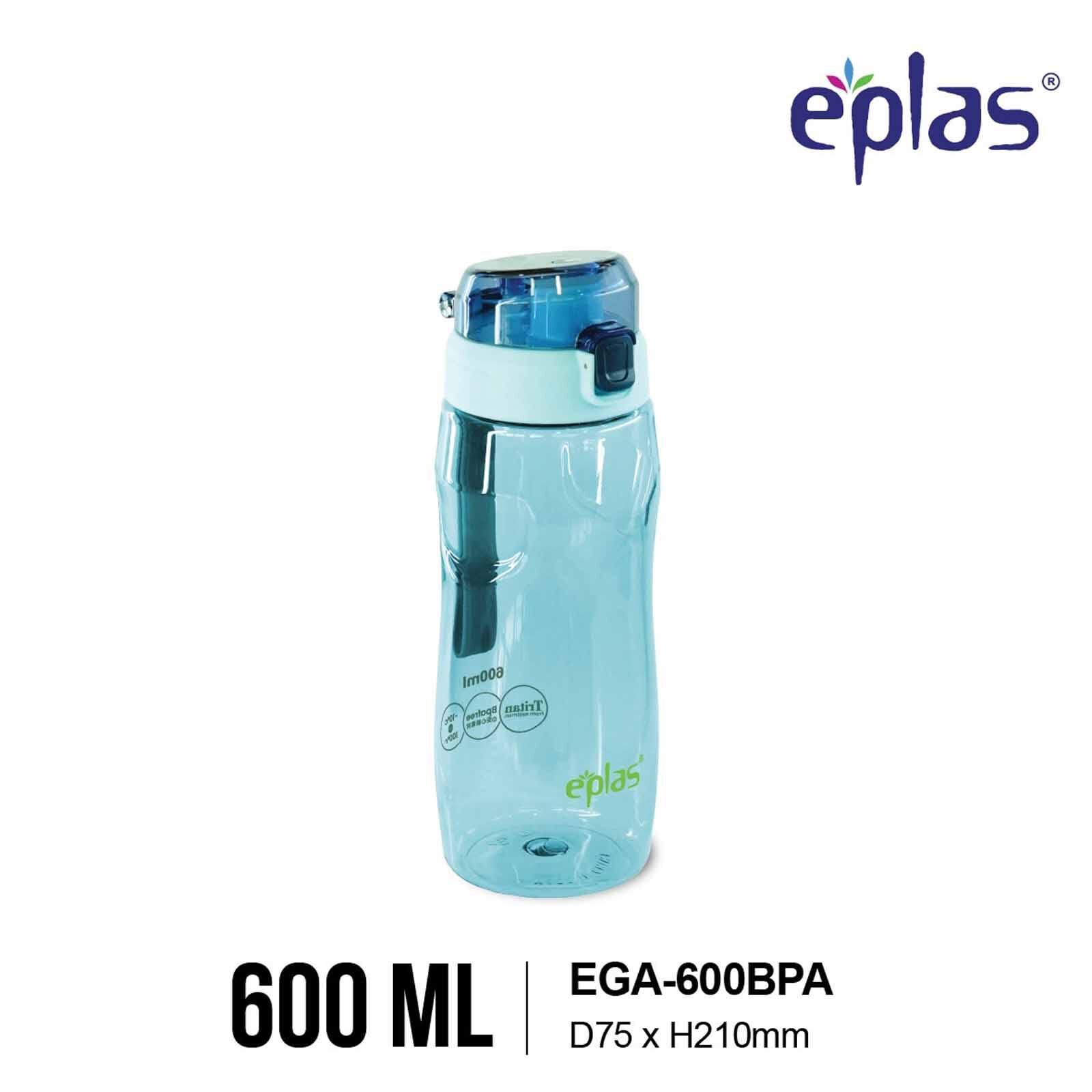 EPLAS Eplas Ega-600 One Touch To Open Bottle (600ml) - Blue EGA-600-image 1