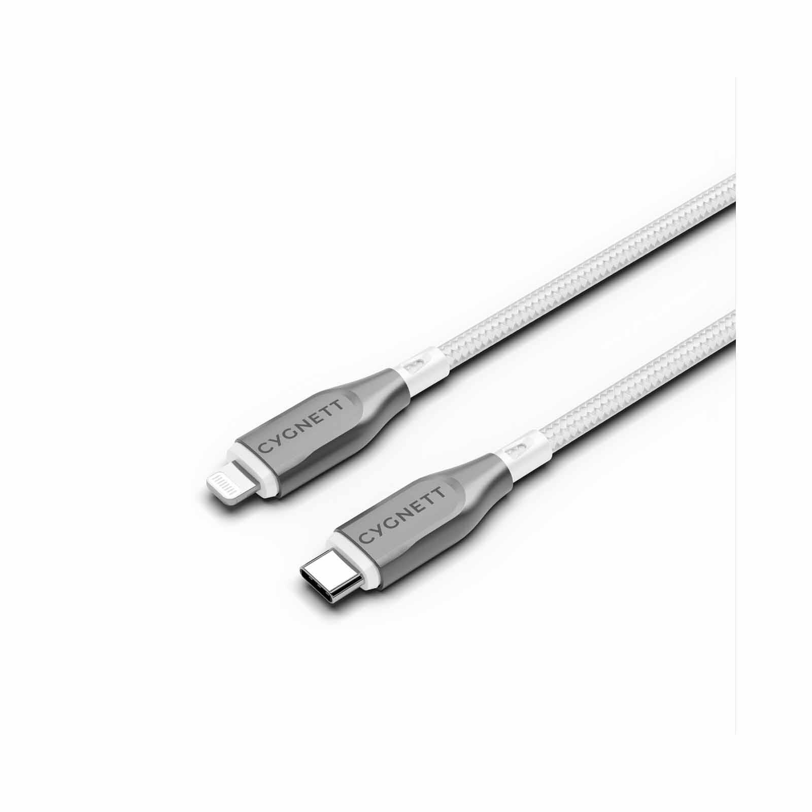 CYGNETT Armoured Lightning To Usb-c Cable - White 1m CY4668PCCCL-image 1