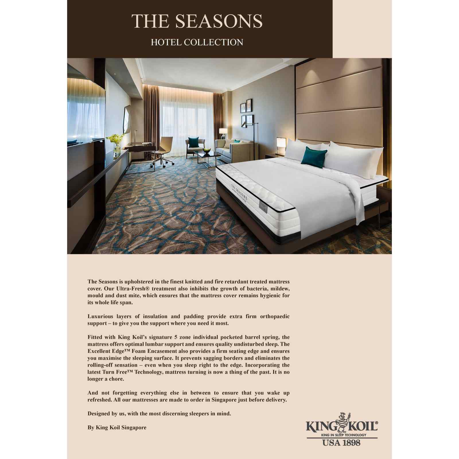 KINGKOIL Queen Size Mattress THE SEASONS-image 4