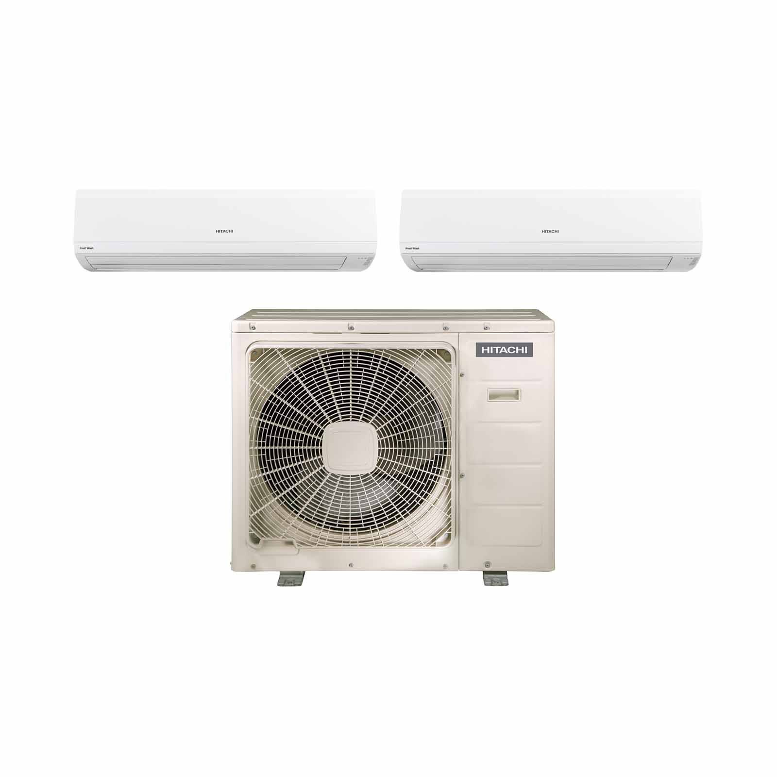 HITACHI Hitachi 23k Condenser Frostwash System 2 (12000btu X 2) RAM-Z23C2MS+ RAK-ZJ13CMS X 2