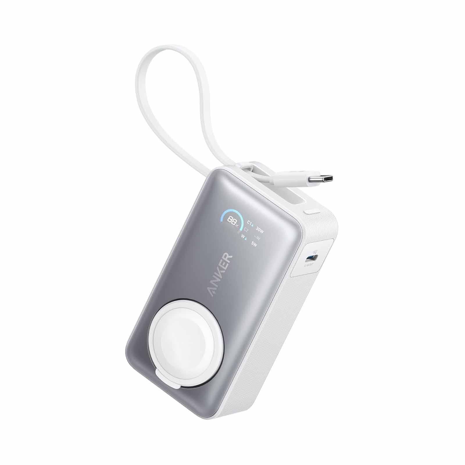 ANKER Maggo Powerbank 10k C + Apple Watch White A1657H21-image 1