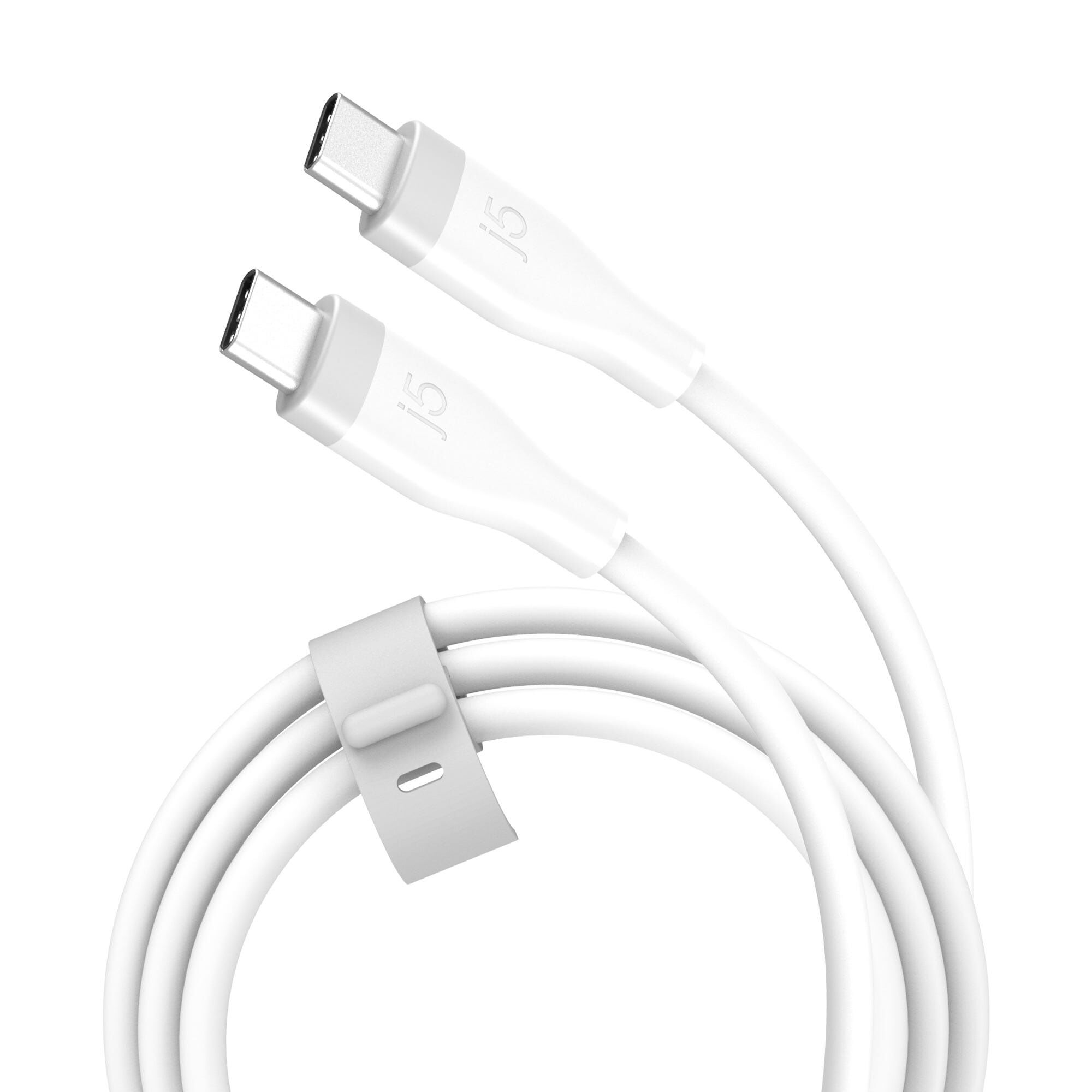 J5CREATE Usb-c 60w Liquid Silicone Fast Charging Cable (pure White) JUCX17W