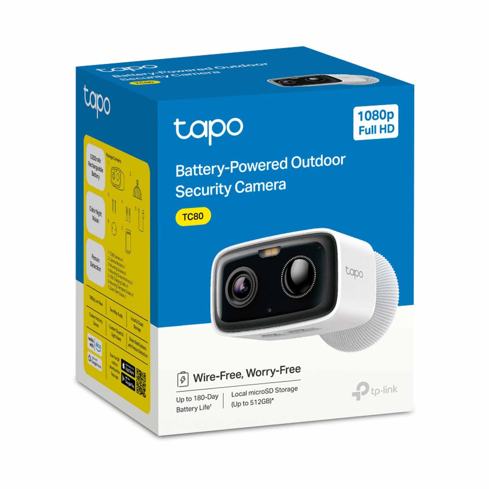 TP LINK Smart Wire-free Outdoor Security Camera TAPO TC80-image 3