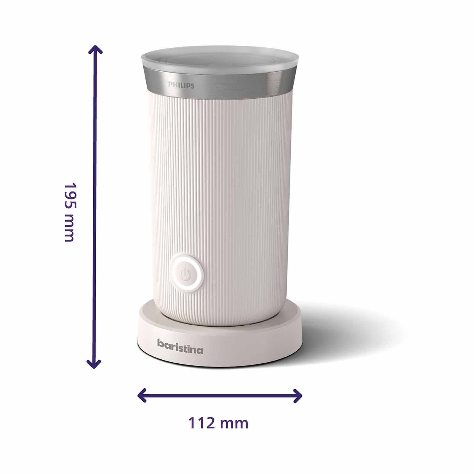 PHILIPS Baristina Milk Frother - Milky White BAR311/00-image 2