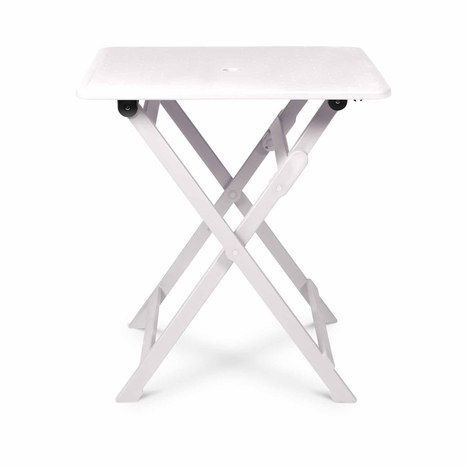 PHOENIX Flip Foldable Square Table Carrara White70 X 70 X 75.9 Cm FLIP-image 1
