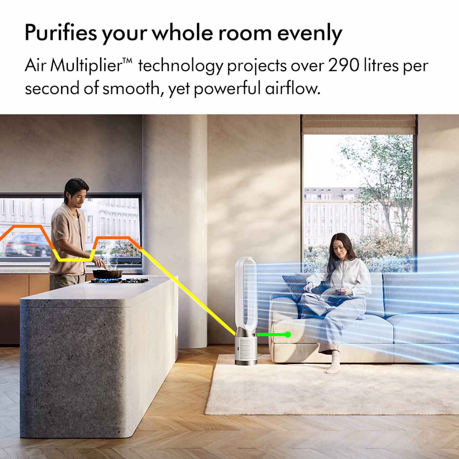 DYSON Air Purifier Tower Fan TP11 HK/SG WH/WH-image 2