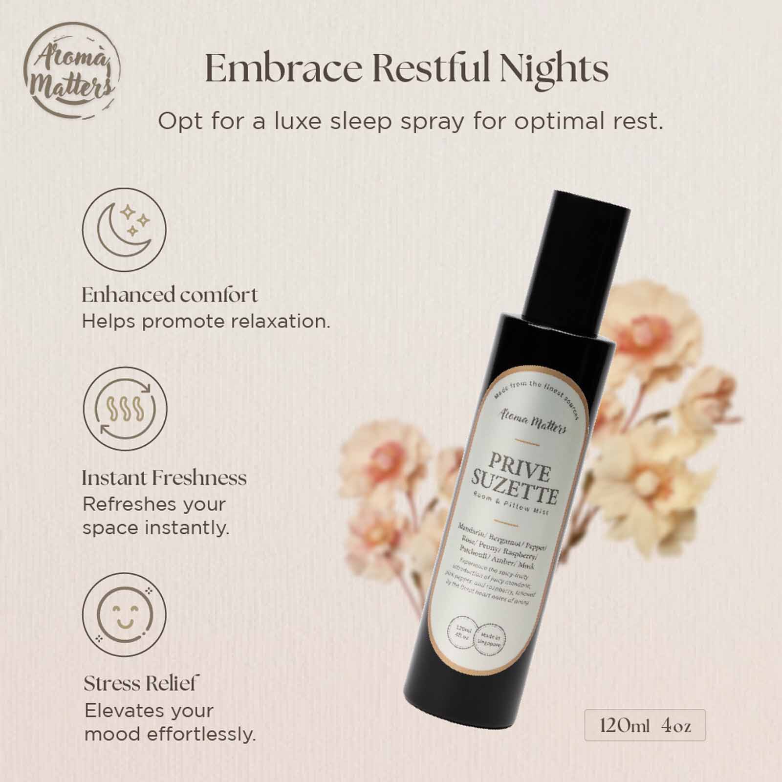 AROMA MATT Room & Pillow Mist - Prive Suzette RS_PRIVE SUZETTE-image 3