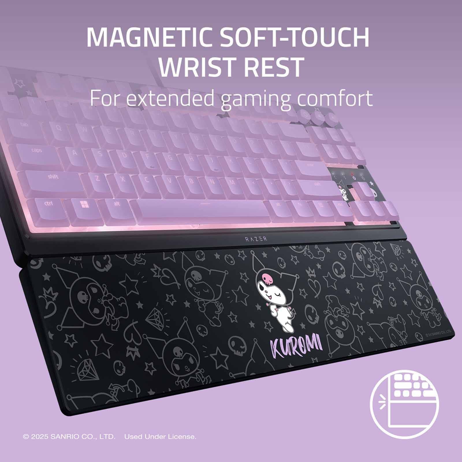 RAZER Ornata V3 Tenkeyless - Low Profile Gaming Keyboard - Us Layout - Kuromi Edition - Frml Packaging RZ03-04882000-R3M1-image 6