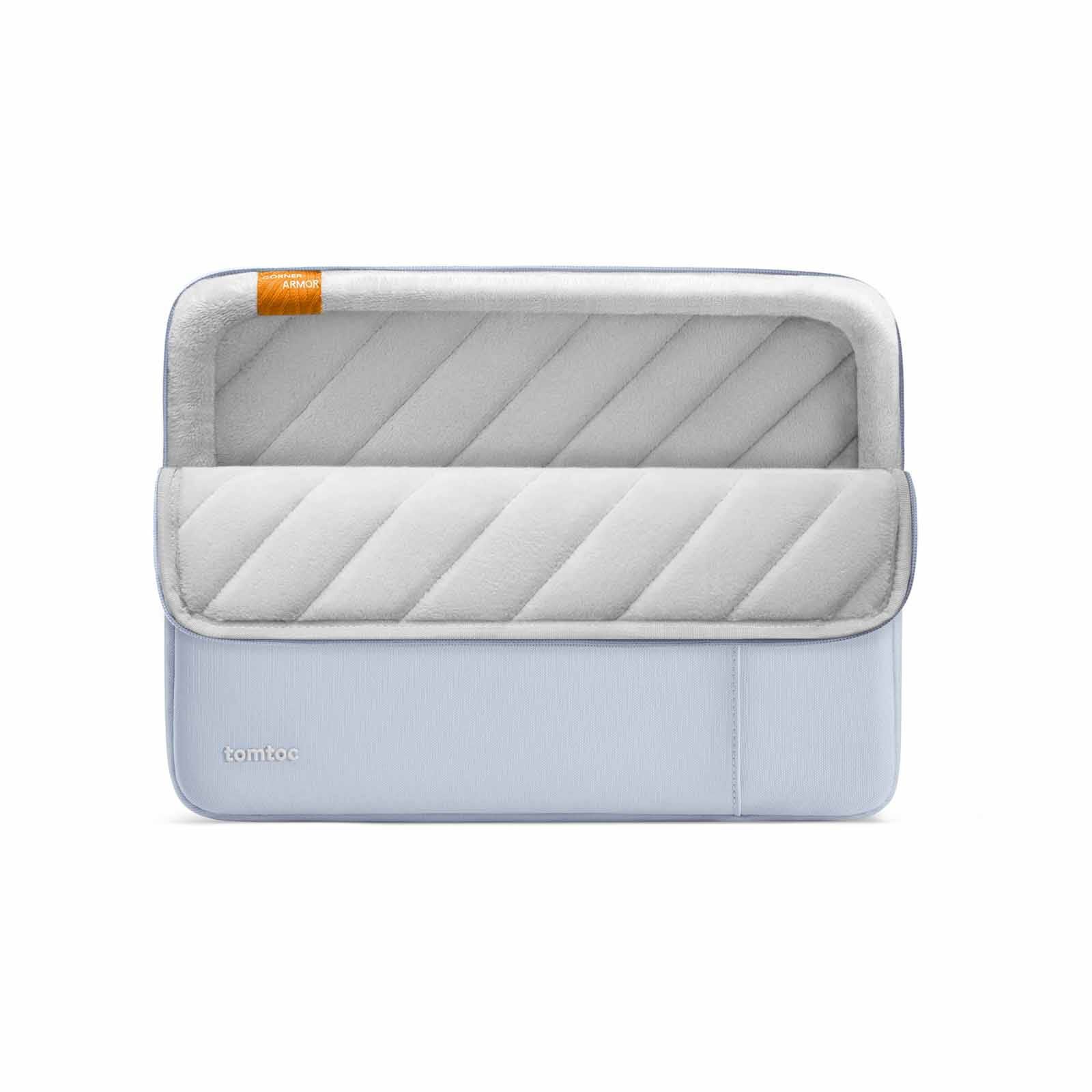 TOMTOC Defender-a13 Laptop Sleeve 13.5-14.2 Inch - Mist Blue A13D2B3-image 3