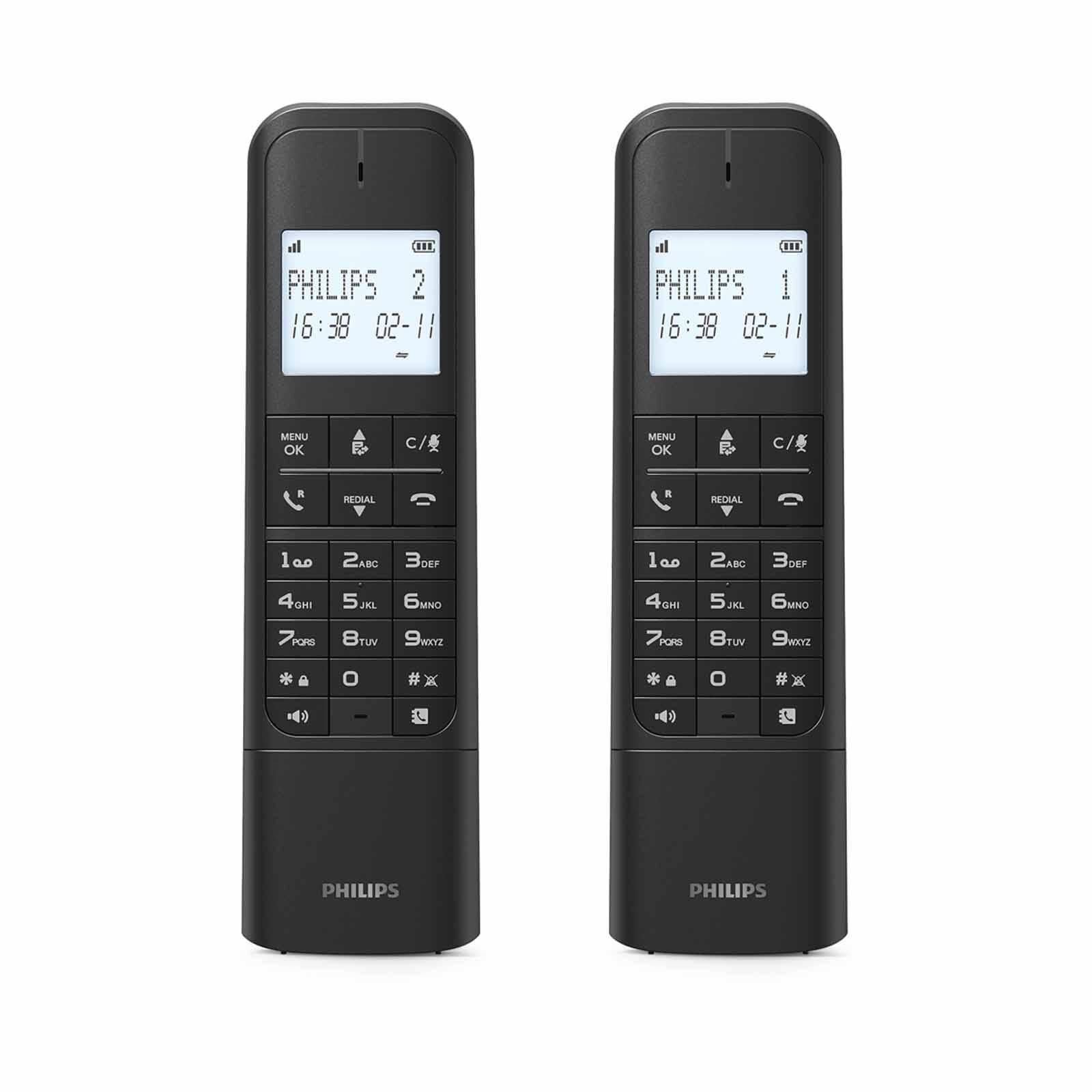 PHILIPS Cordless Phone Twin Designline M4702B/90-image 4