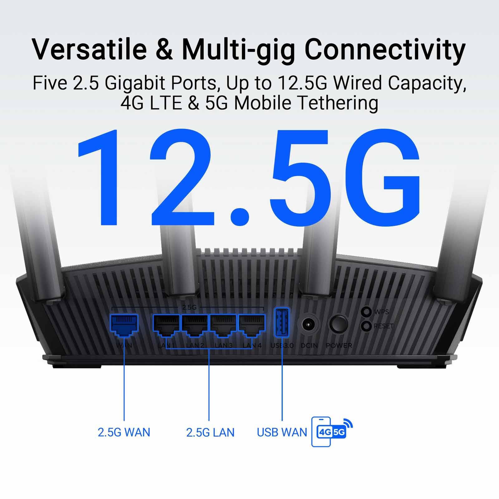 ASUS Be6500 Wifi 7 Dual Band Router 2.5g RT-BE82U-image 7