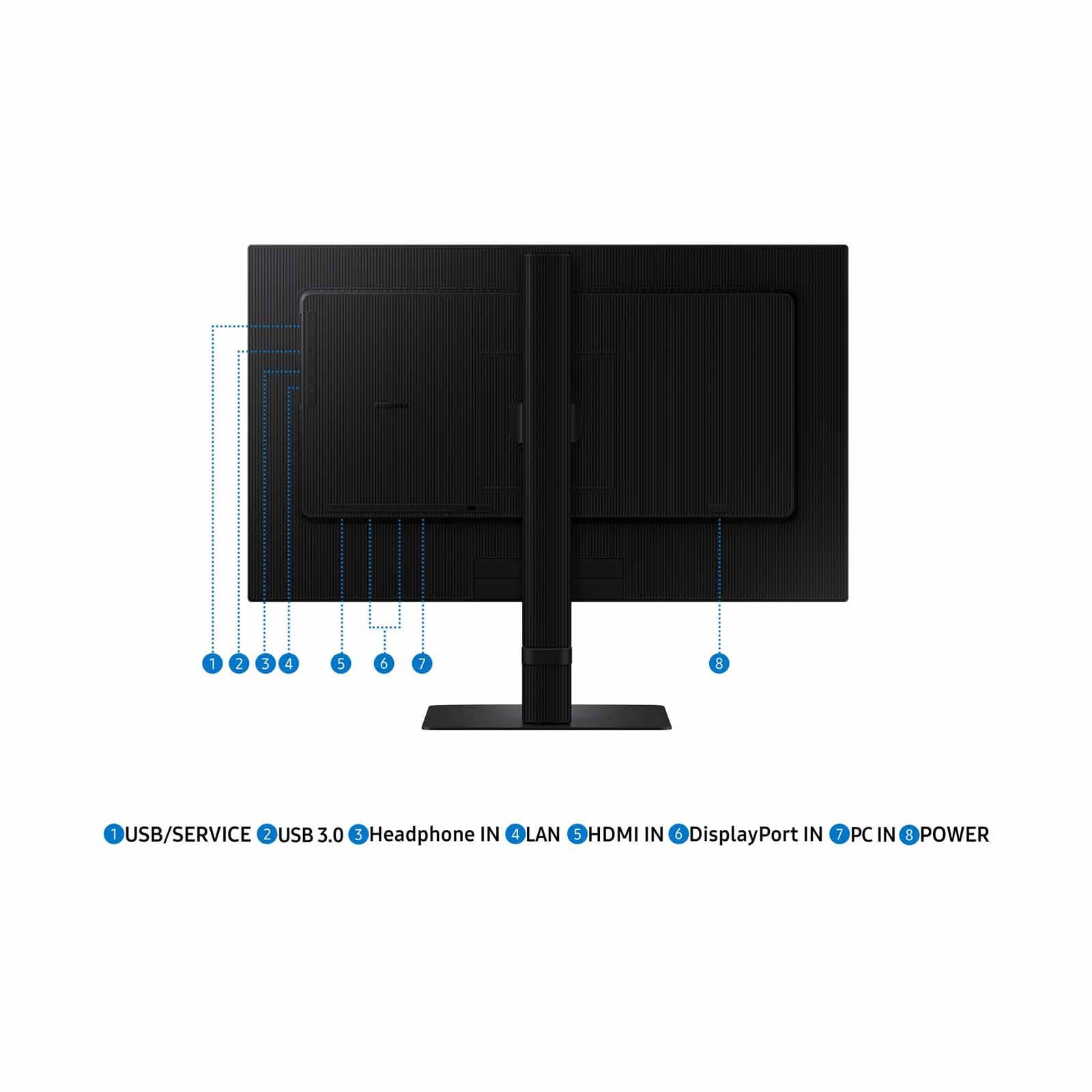SAMSUNG 32in Height Adjustable Pd Viewfinity S6 LS32D604UAEXXS-image 9