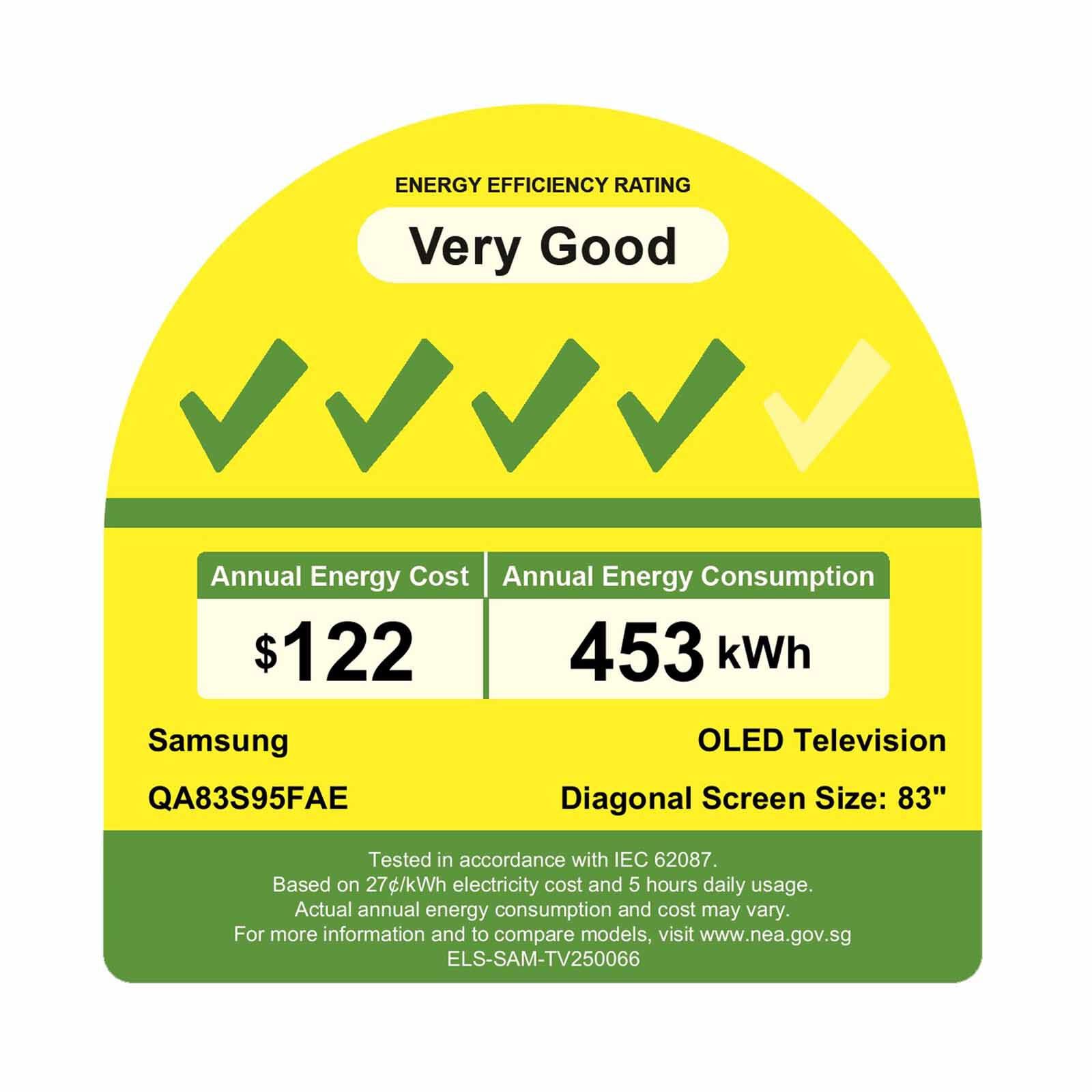 SAMSUNG 83 In Uhd 4k Oled Smart Tv QA83S95FAEXXS-image 2