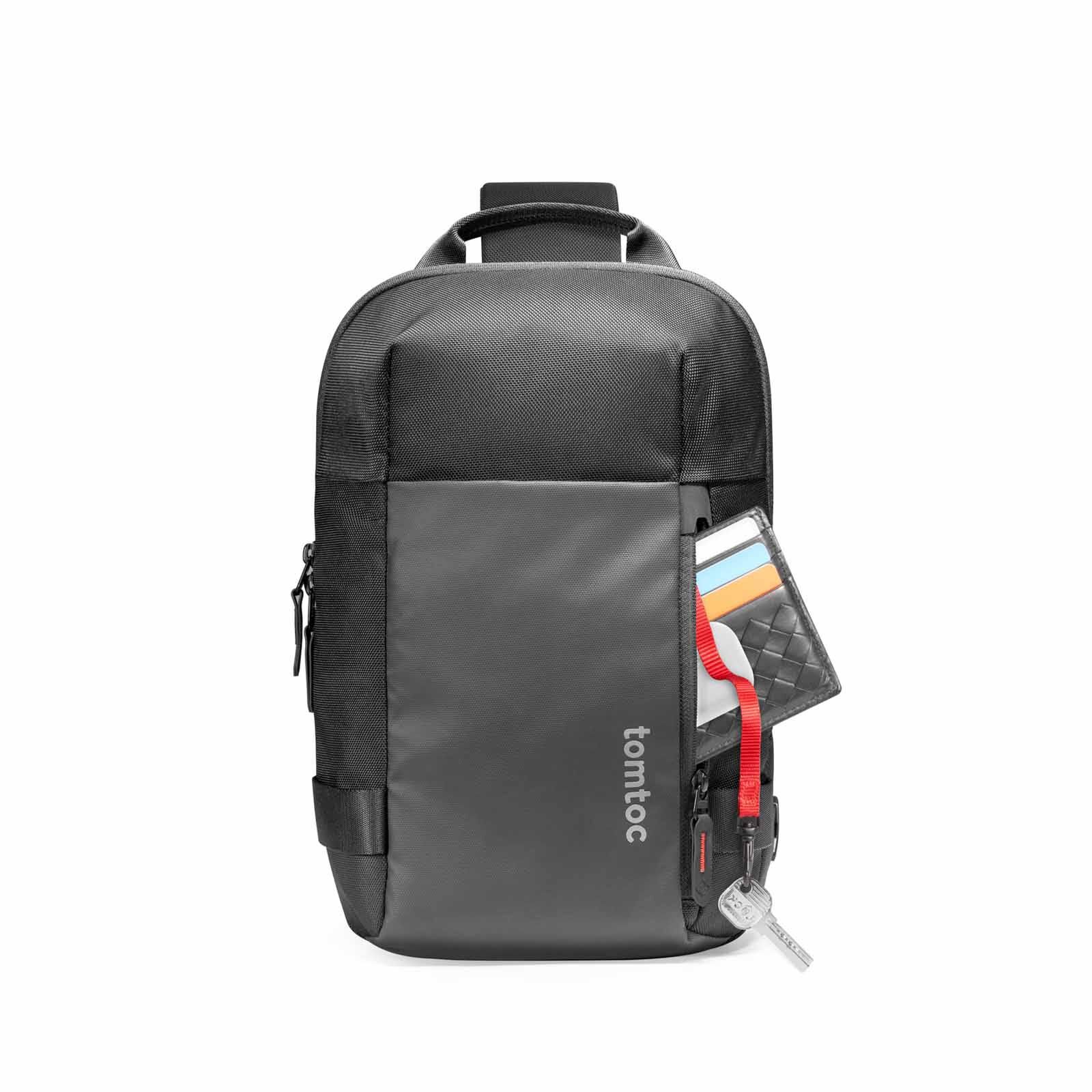 TOMTOC Navigator-t24 Sling Bag 11 Inch - Black (a54a1d1) T24S1D1-image 9