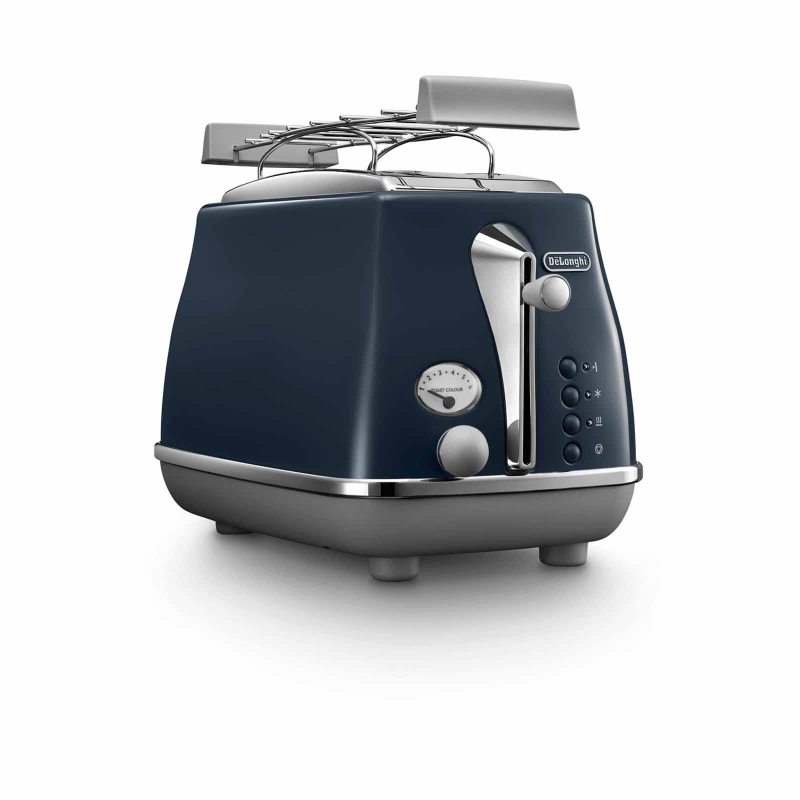 DELONGHI Pop Up Toaster Icona Capitals - London Blue CTOC2103.BL