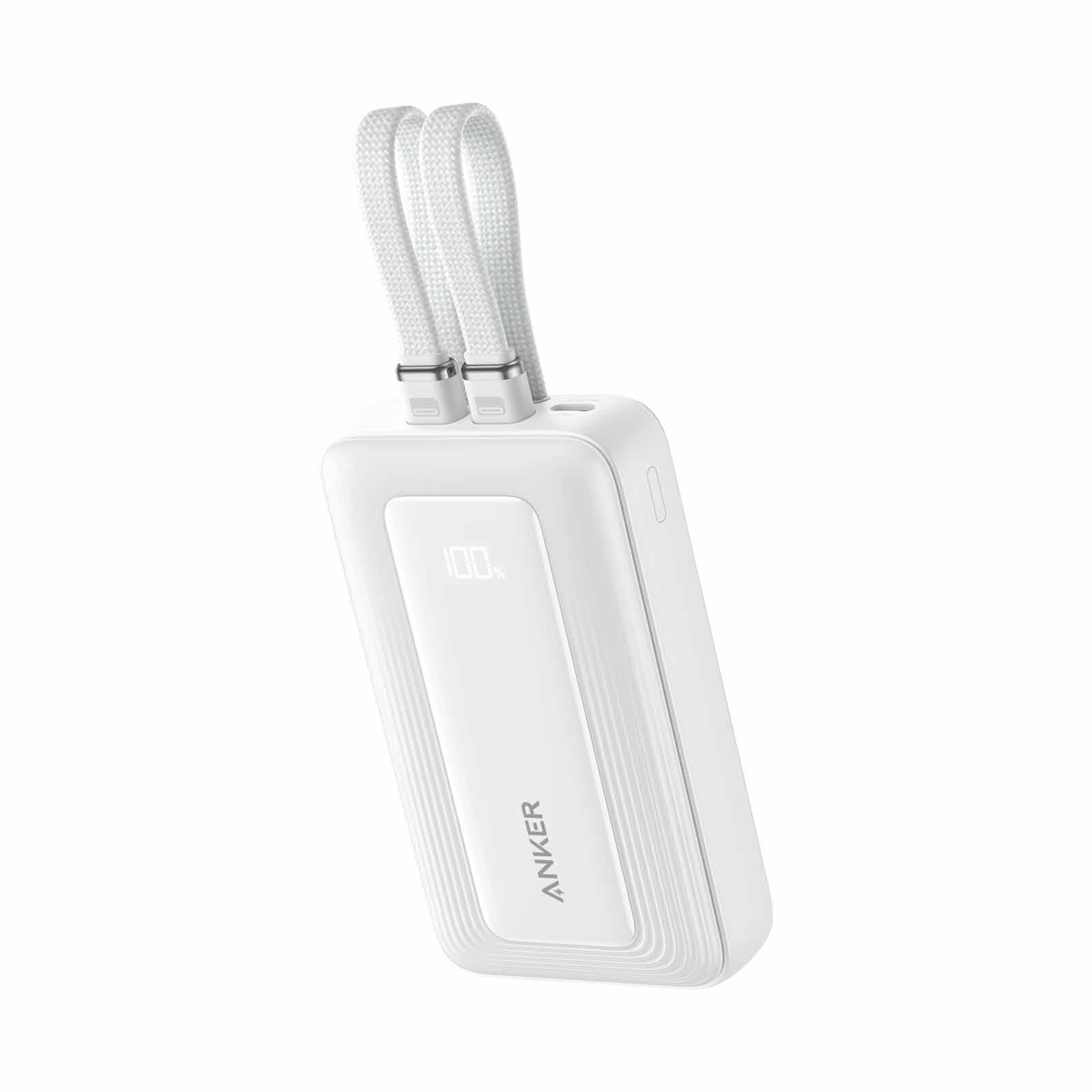 ANKER Zolo Powerbank 20000mah 45w Fast Charging Built-in Dual Usb C Cable - Wh A110MH22-image 4