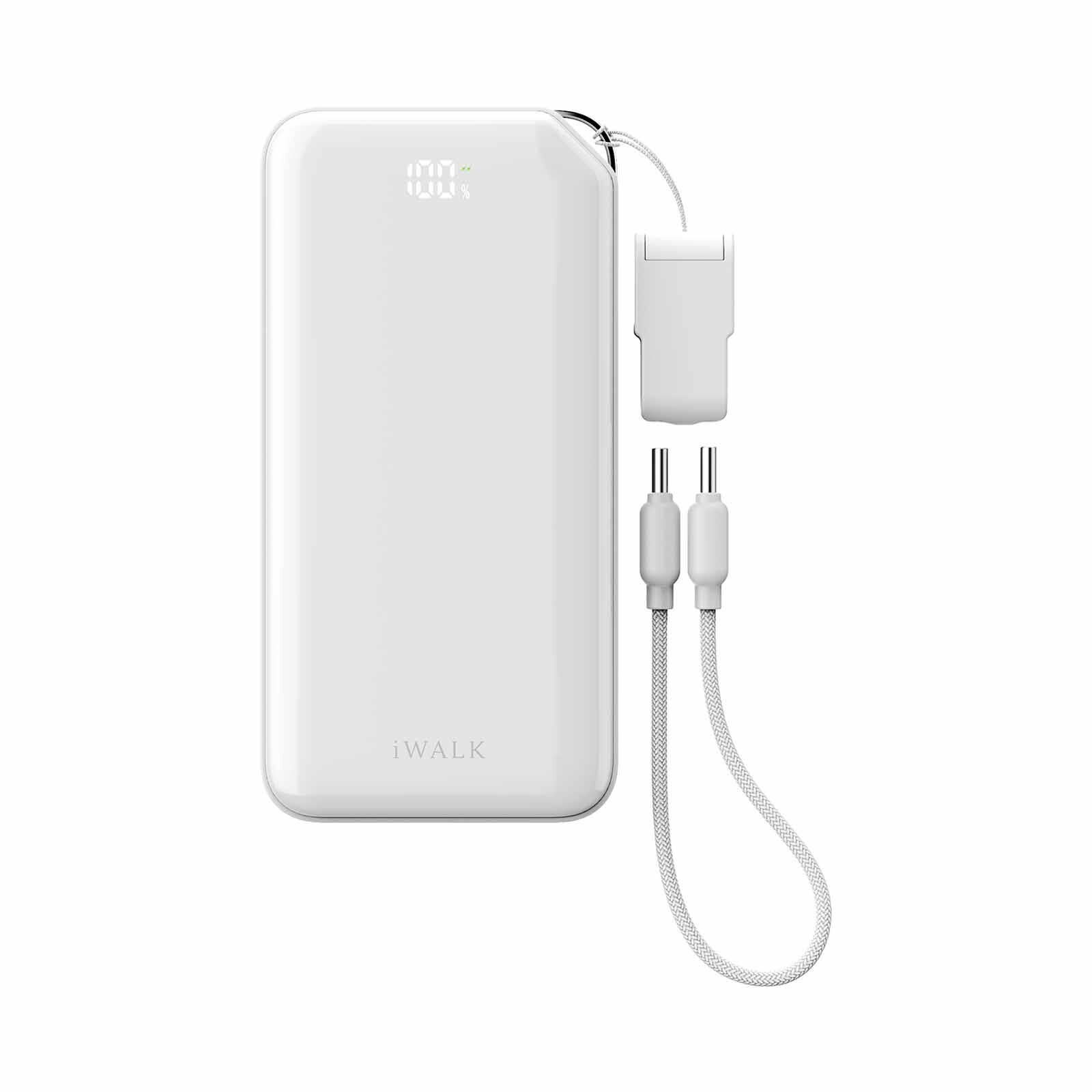 IWALK Macrogo 10000mah 30w Portable Charger With Stand White UBM001-002A