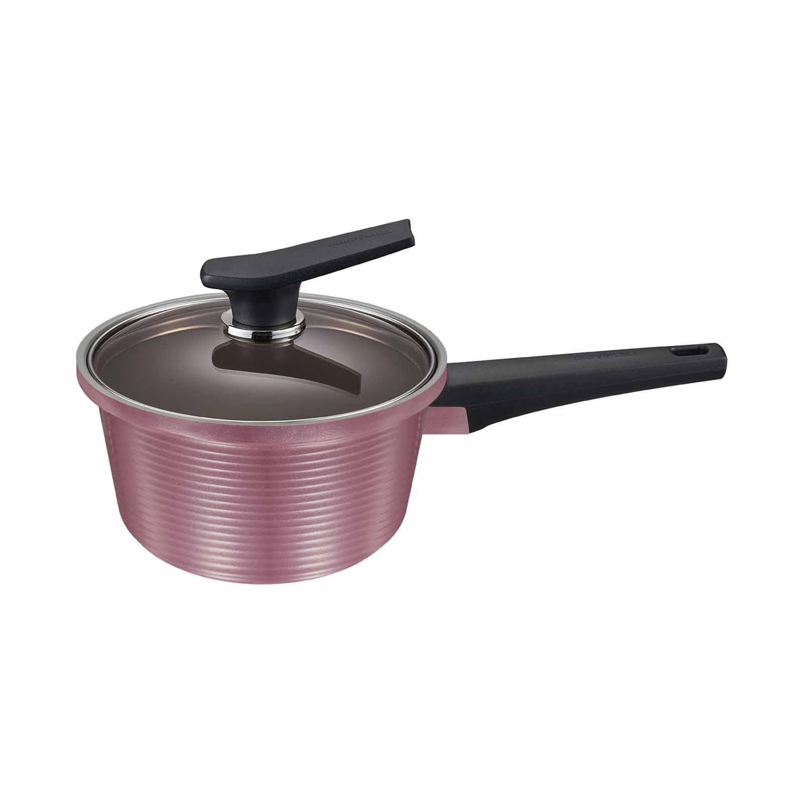 HAPPYCALL Onde Ih 18cm Saucepan - Purple 4003-1226-image 1