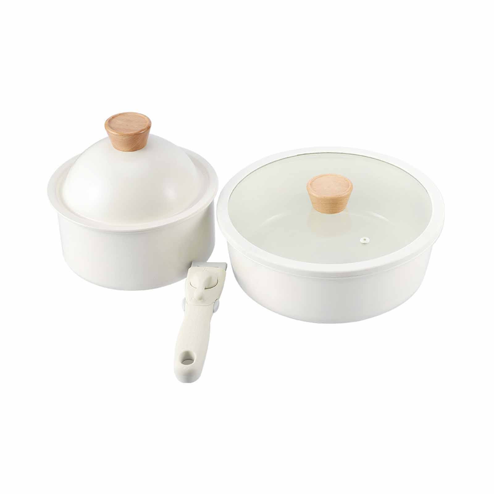 IUIGA Nonstick Nesting Cookware Set CD-KCAL100000WT-image 1