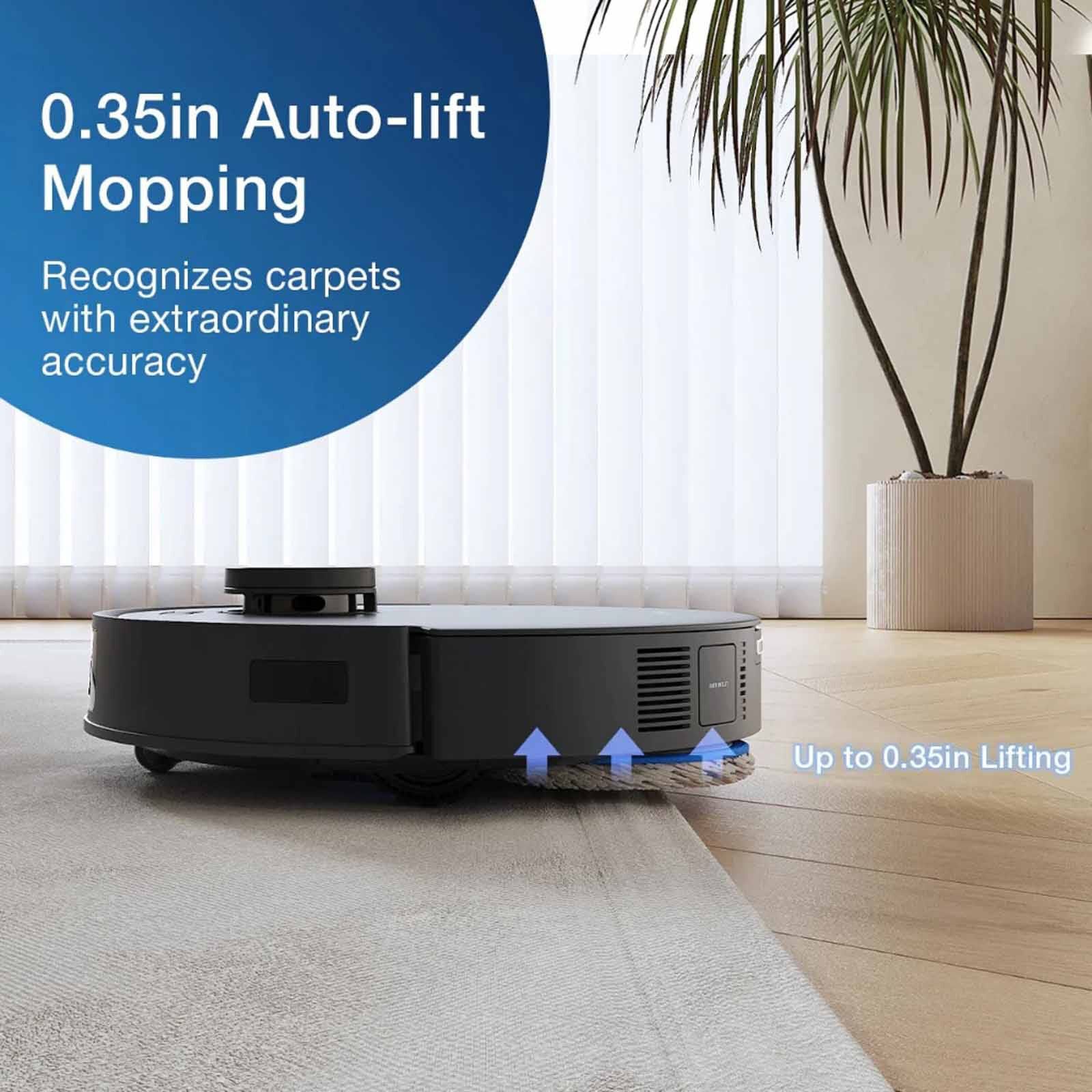 ECOVACS Deebot T30s Pro Omni Robotic Vacuum Cleaner - Black DSX39 - BLACK-image 5