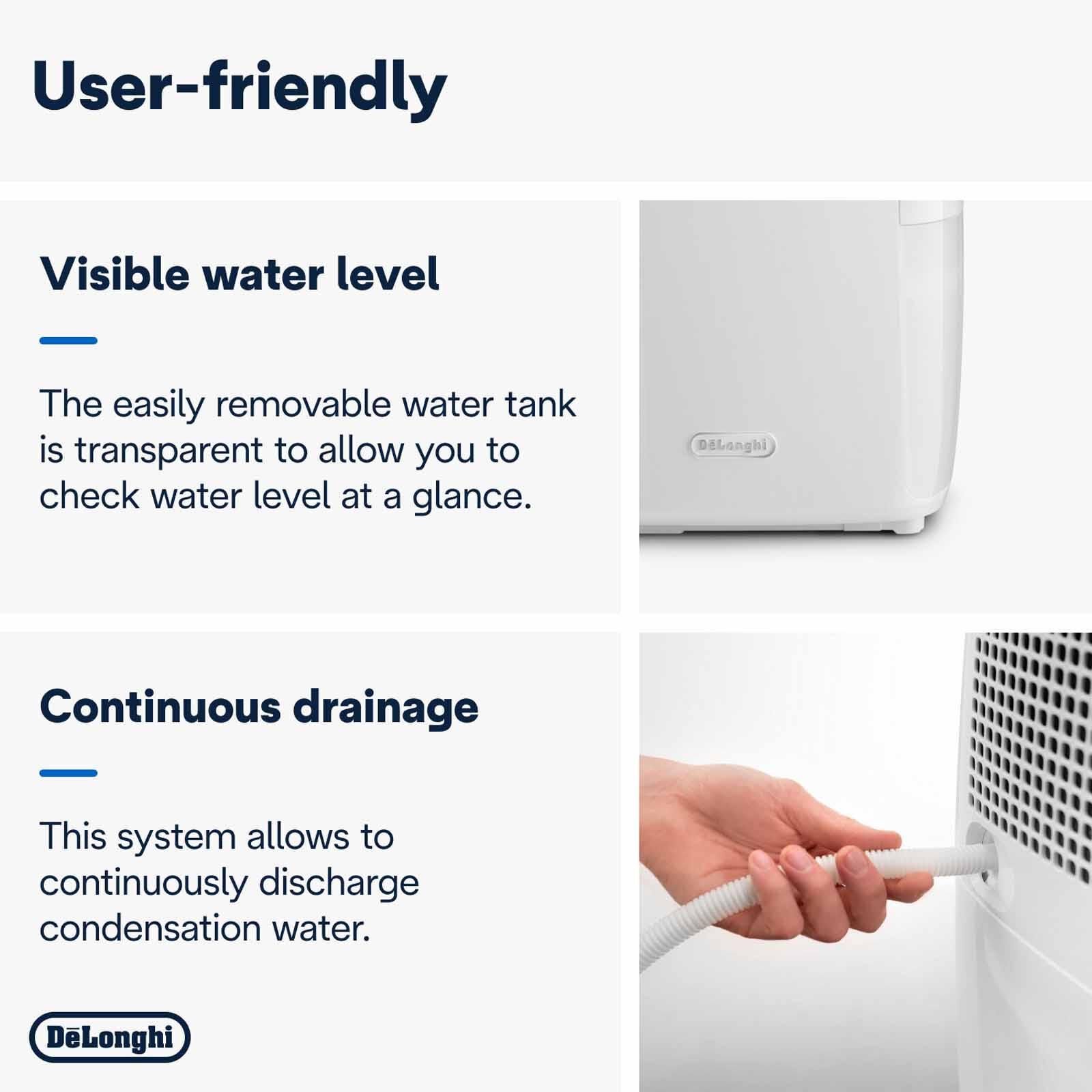DELONGHI Tasciugo Ariadry Multi Dehumidifier (14l) DEXD214RF-image 2