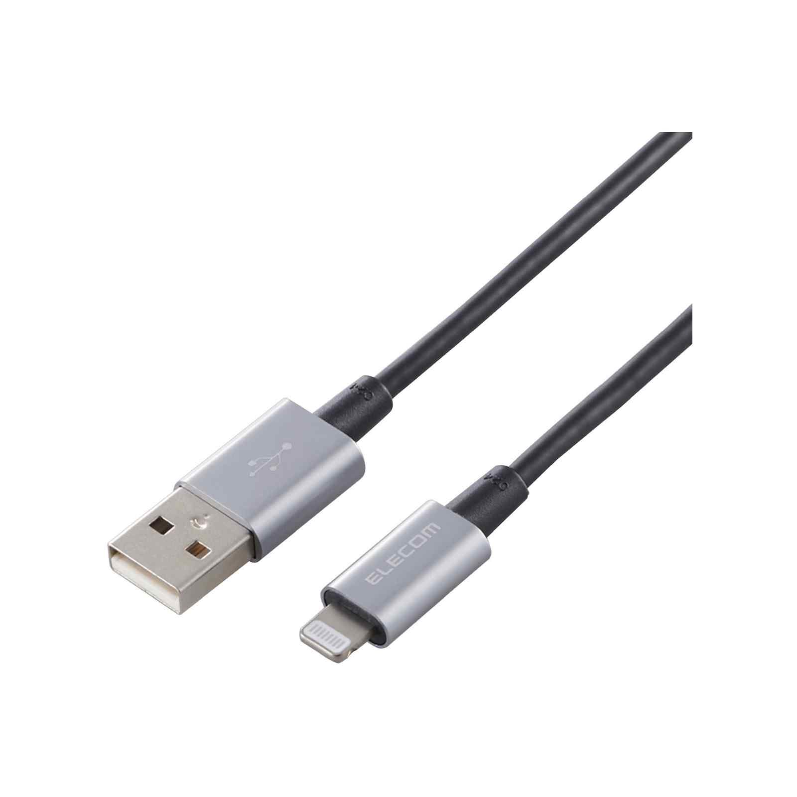 ELECOM Lightning Cable 1m Grey MPA-UALPS10GY-image 1