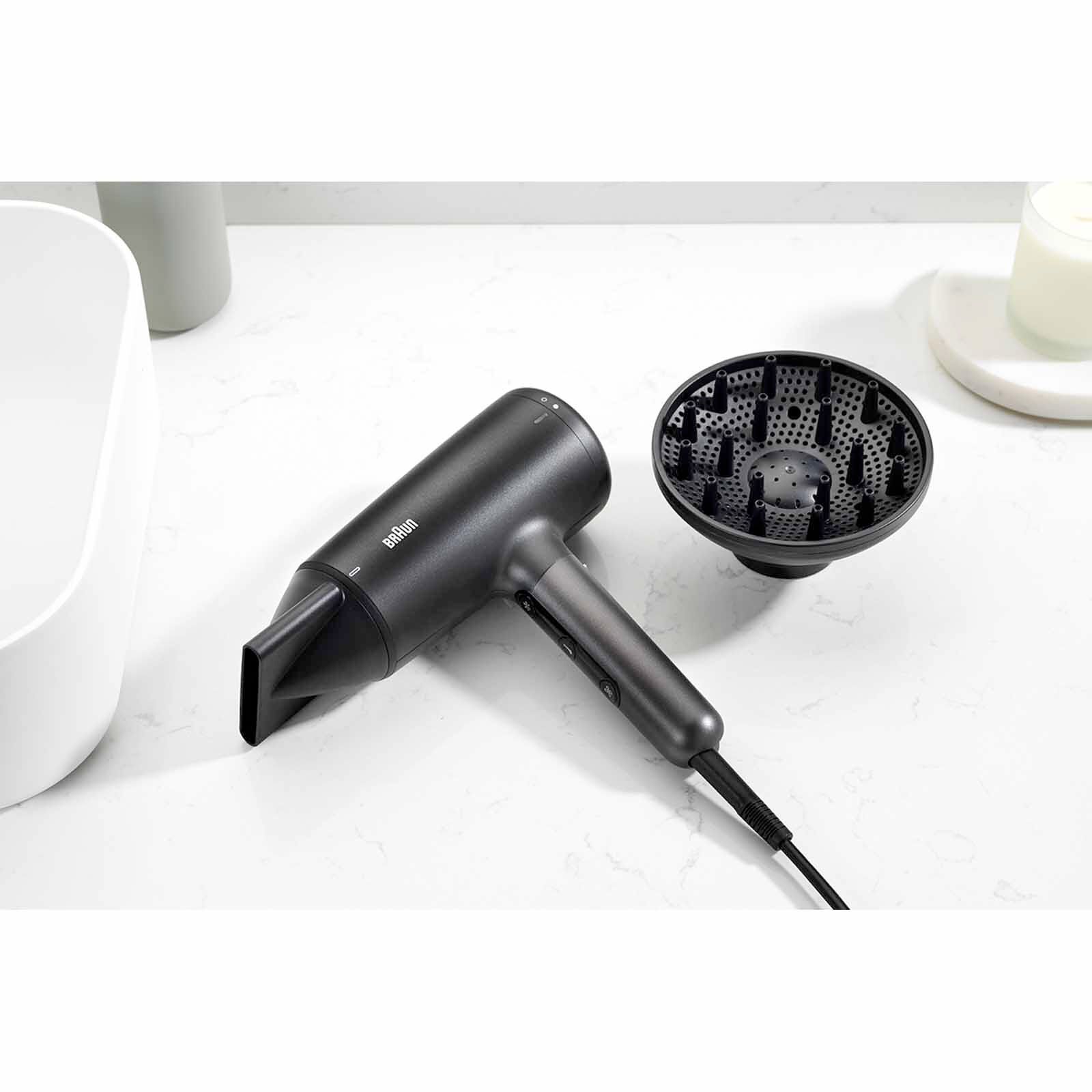 BRAUN Hair Dryer (2200w) - Motor Black HD 425-image 1