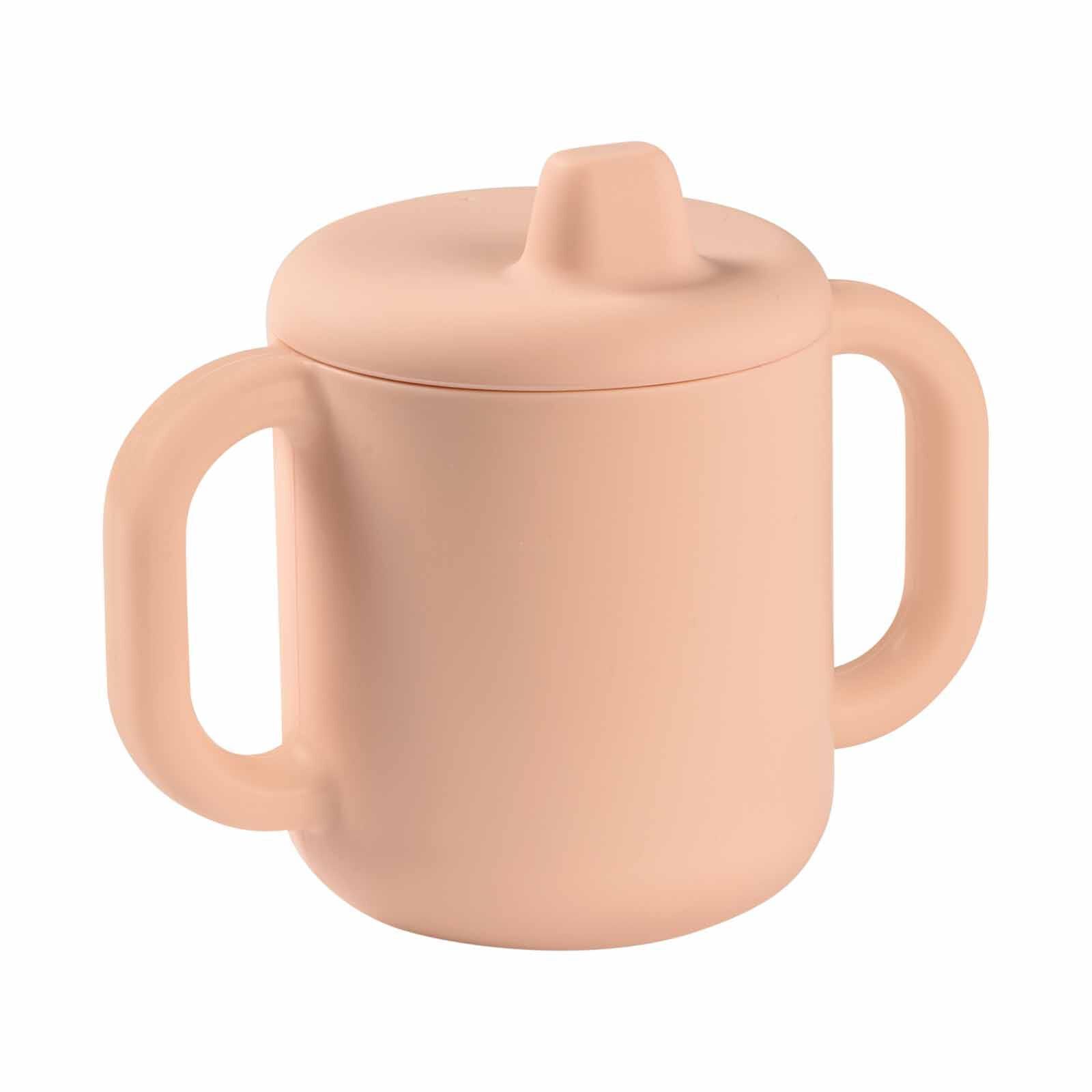 BEABA Learning Cup With Spout Lid - Pink (online) SILICONE-image 3