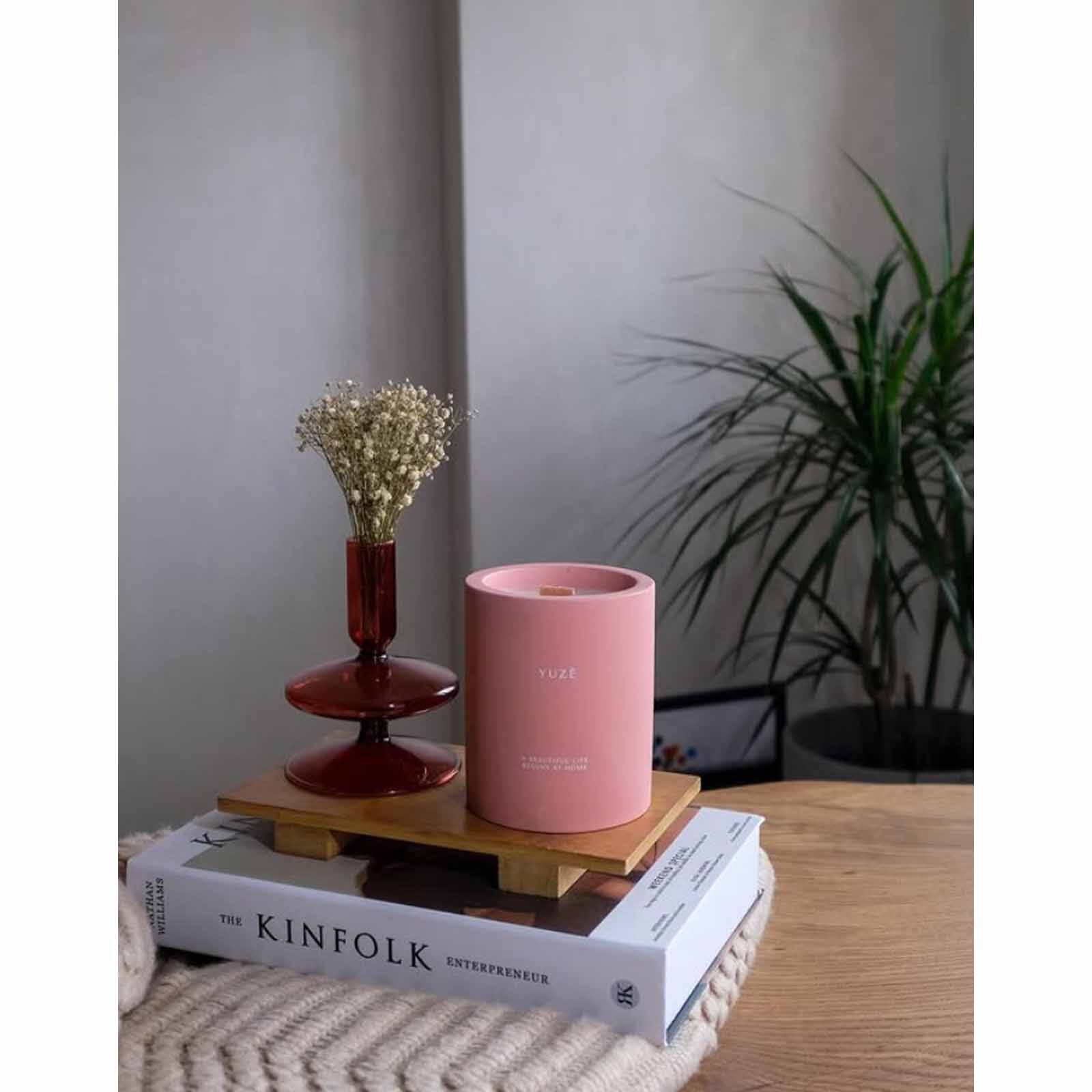 YUZE Jasmine Soy Wax Candle - Special Buy JASMINE-image 2