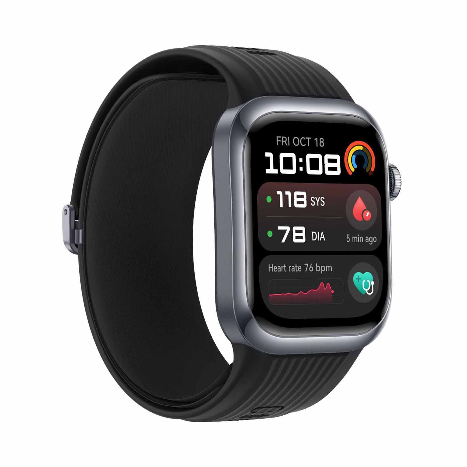 HUAWEI Watch D2 Black Aluminum Alloy Case, Black Strap HW-LUCA-B19-BLK-image 5