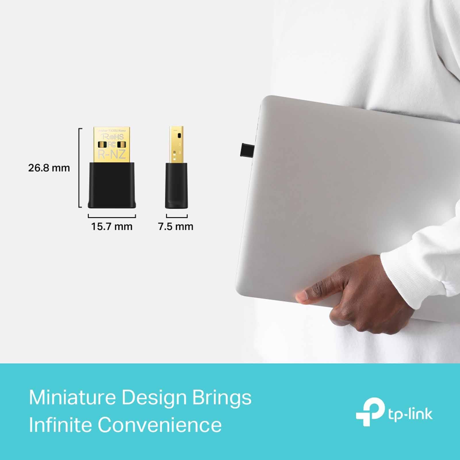 TP LINK Ax1800 Nano Wi-fi 6 Wireless Usb Adapter ARCHER TX20U NANO-image 4