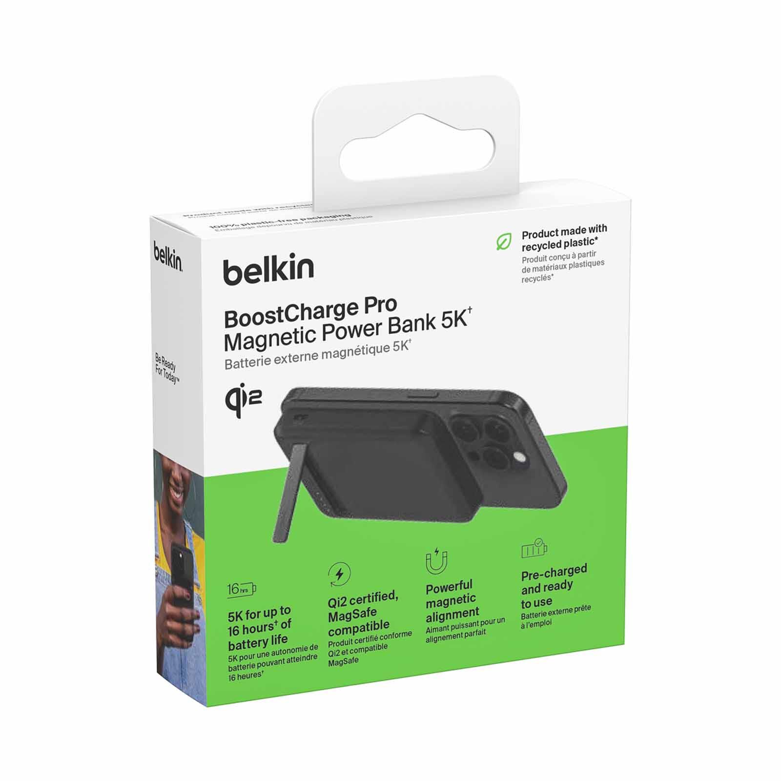 BELKIN 5k - 15w Qi2 Wireless Power Bank - Black BPD006BTBK-image 4