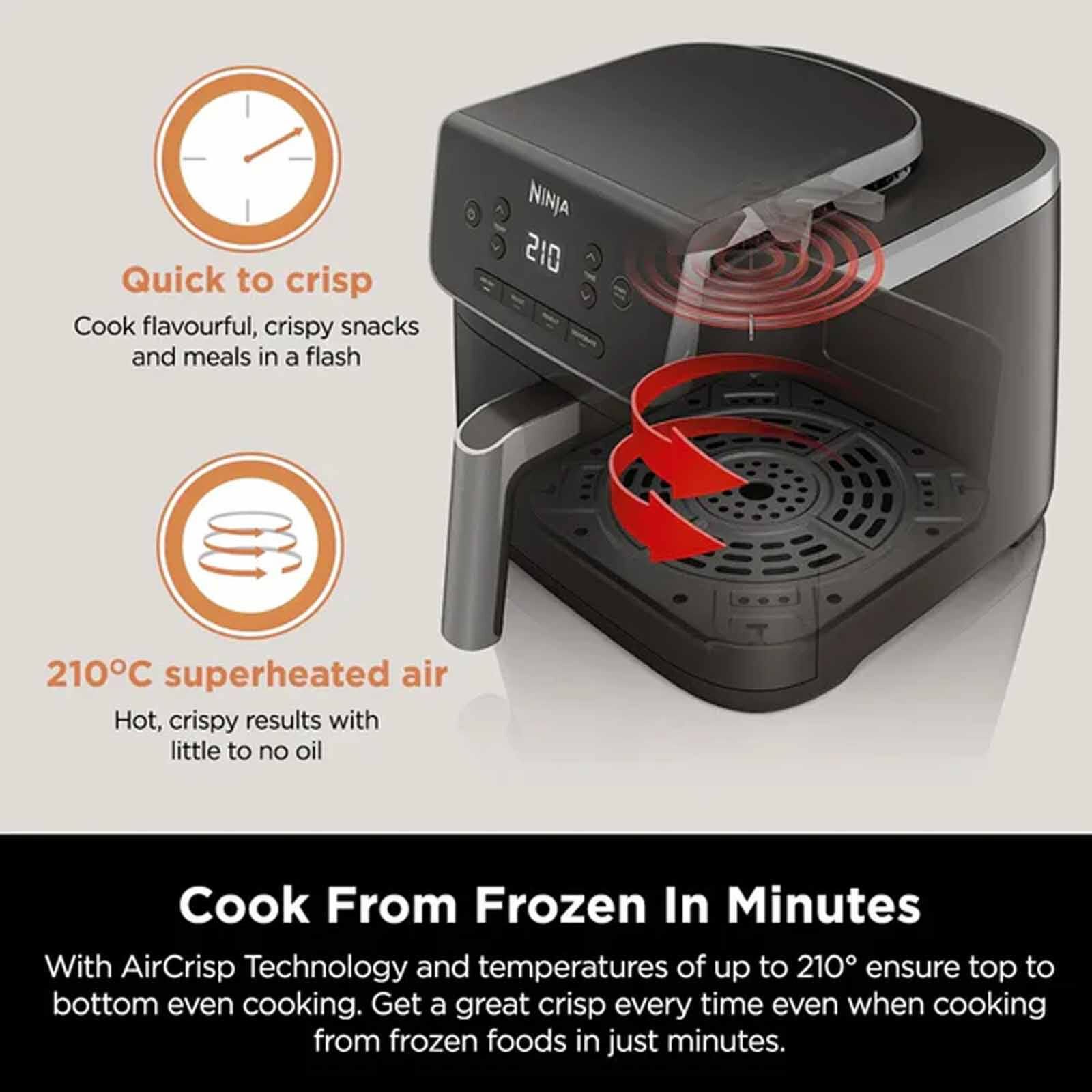 NINJA Air Fryer Pro (4.7l) AF141SM-image 4