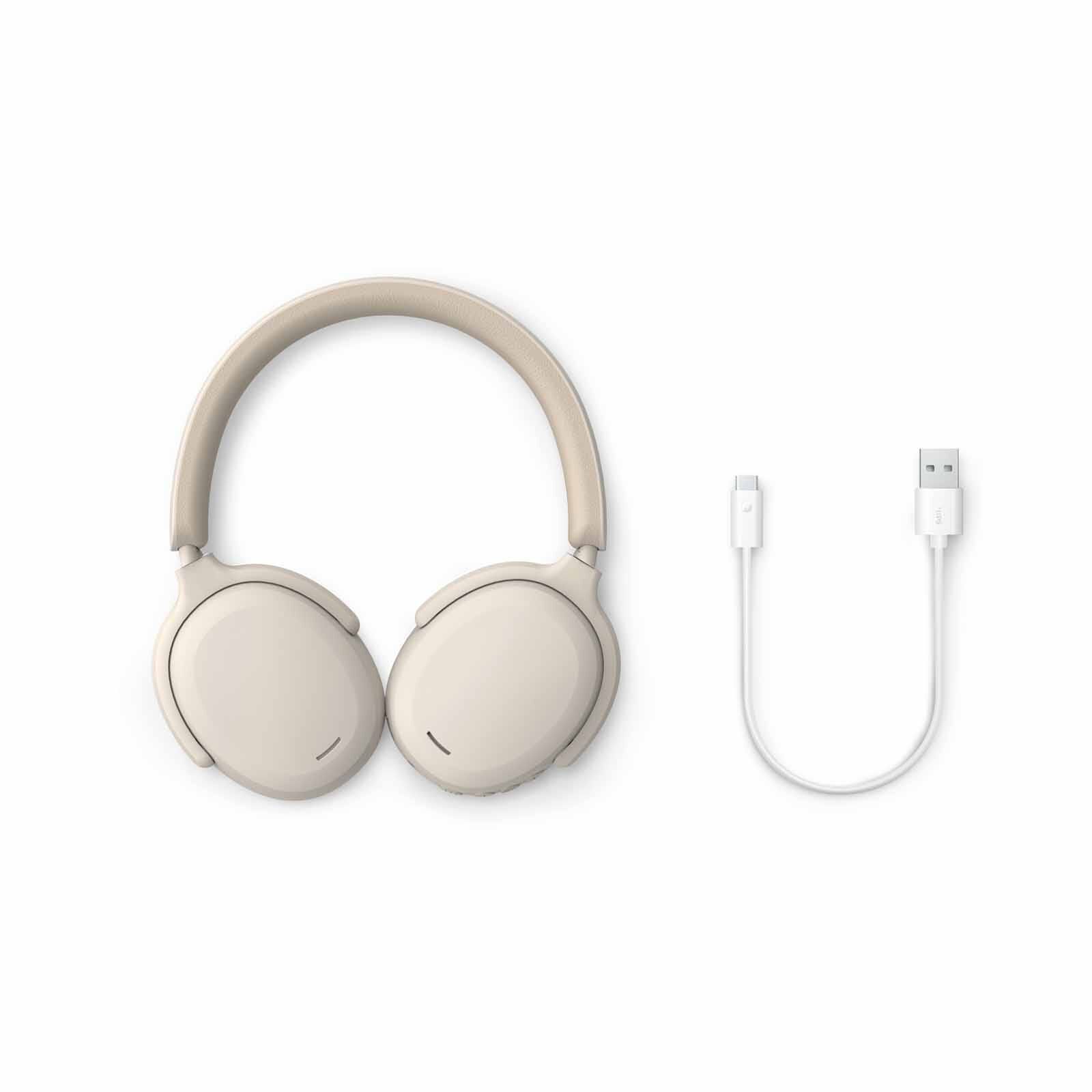 PHILIPS Over Ear Wireless Headphone Flat Fold, 40mm Driver, 55h, Bt, Light Weight (biege) TAH2300BG/97-image 3