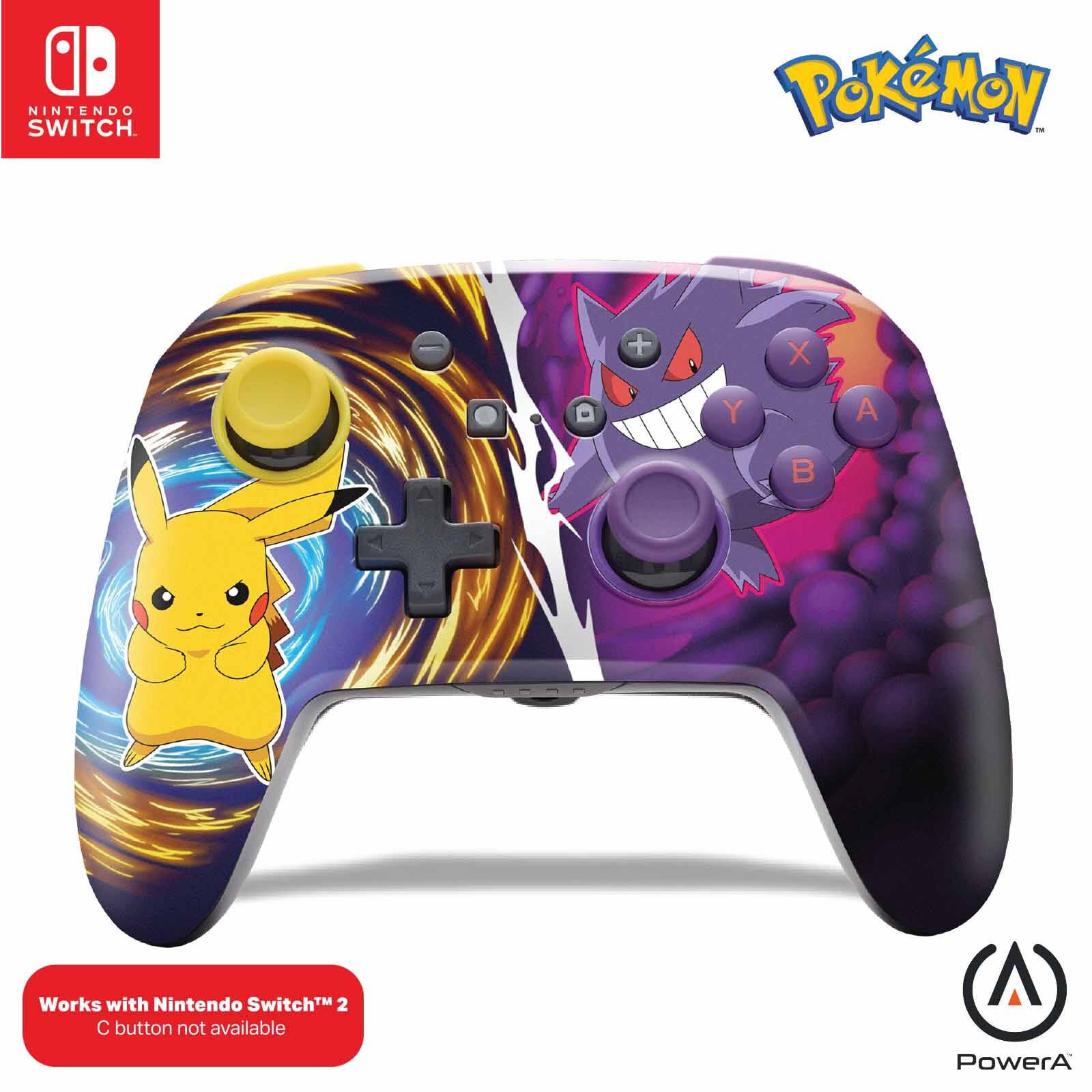 POWERA F Nsw Enwl Controller Pikachu Vs Gengar Un NSGP0420-01