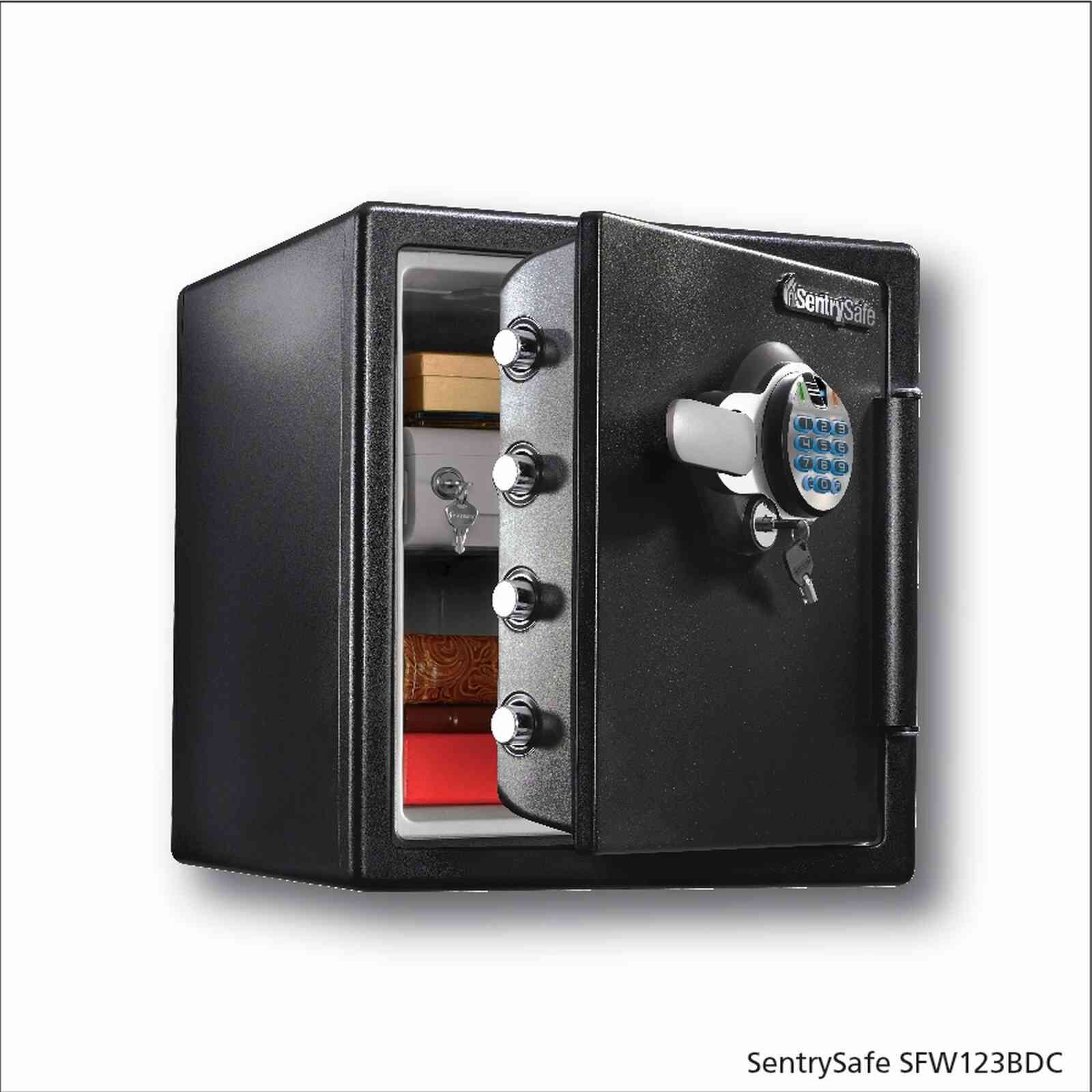 SENTRYSAFE Fire And Waterproof Biometric Safe SFW123BSC